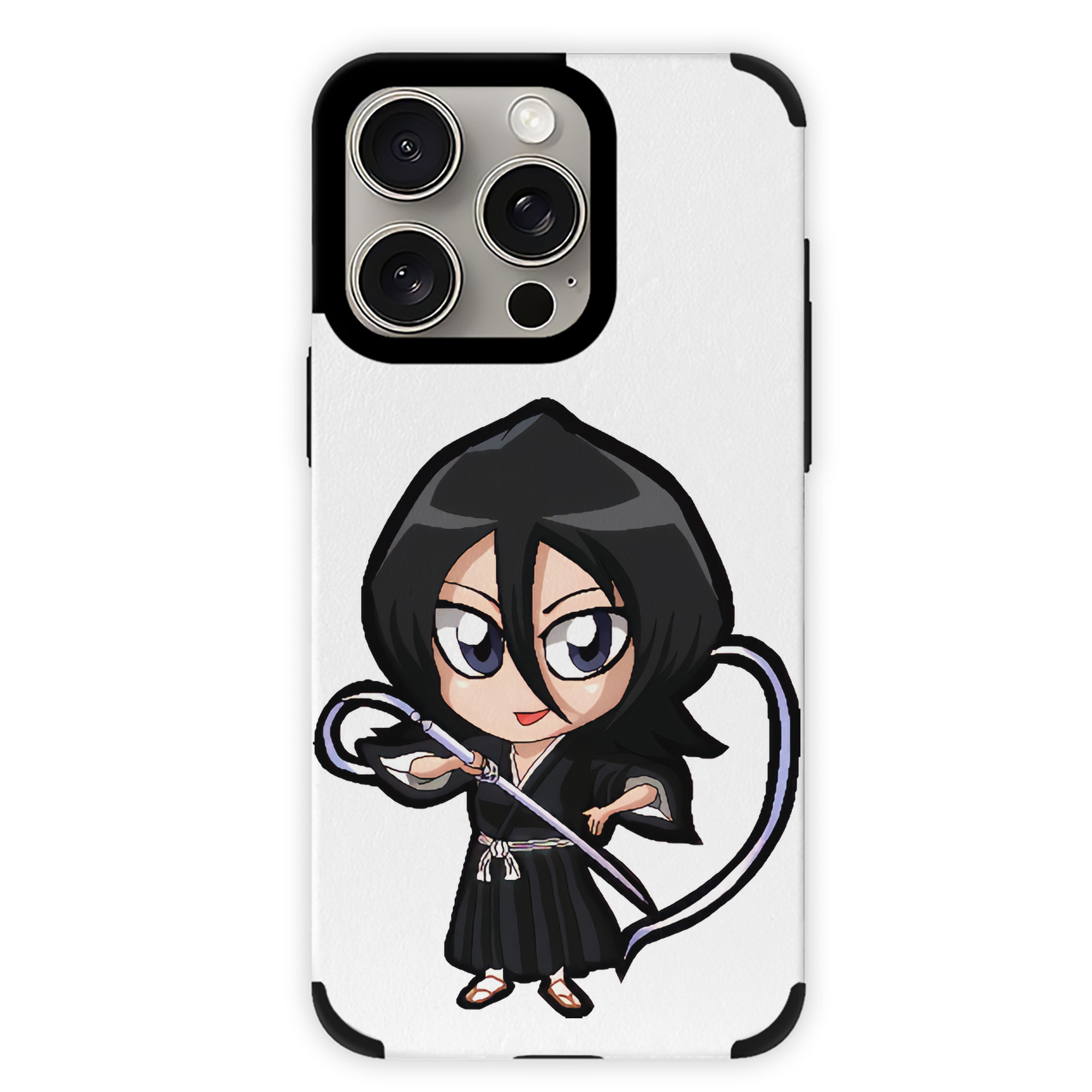 （画像用） ブリーチ 朽木ルキア BLEACH Kuchiki Rukia 【iPhone15ProMax対応】 PUレザー スマホケース 耐衝撃＆黄変防止