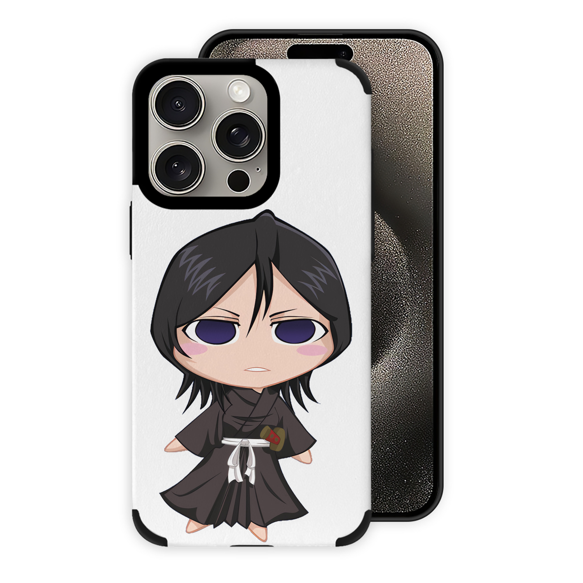 （画像用） ブリーチ 朽木ルキア BLEACH Kuchiki Rukia 【iPhone15ProMax対応】 PUレザー スマホケース 耐衝撃＆黄変防止