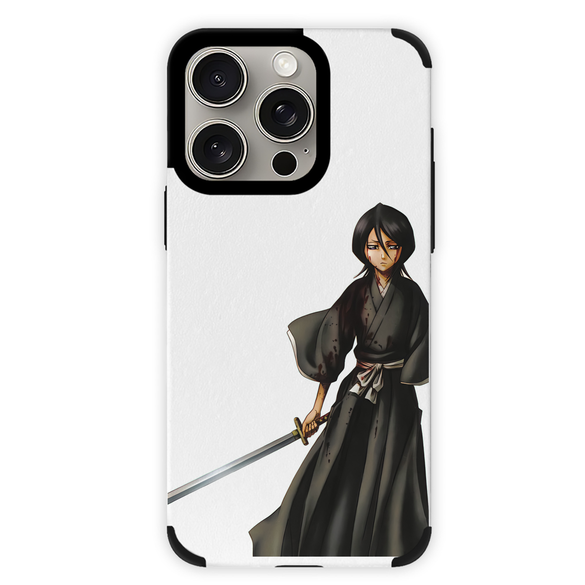 （画像用） ブリーチ 朽木ルキア BLEACH Kuchiki Rukia 【iPhone15ProMax対応】 PUレザー スマホケース 耐衝撃＆黄変防止