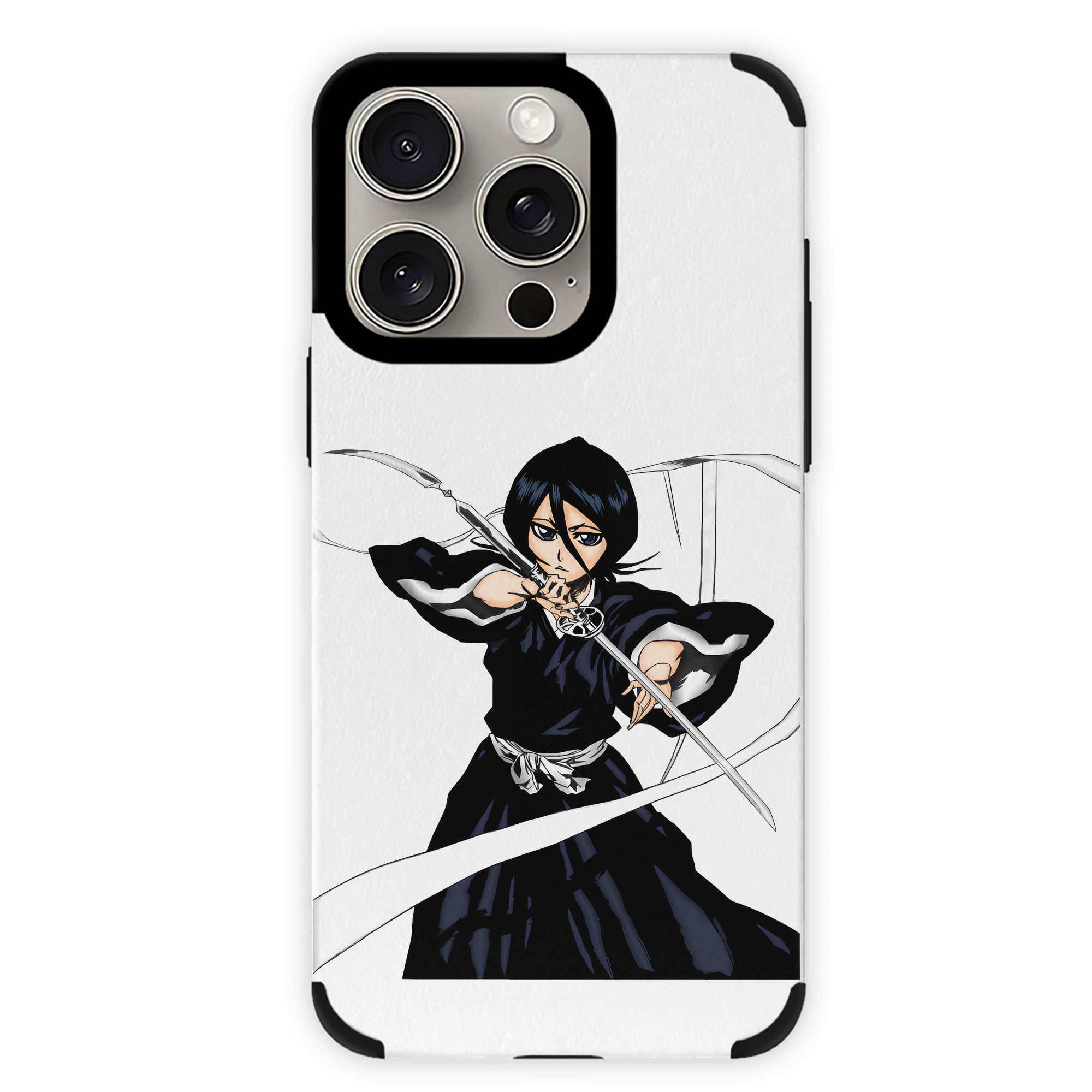 （画像用） ブリーチ 朽木ルキア BLEACH Kuchiki Rukia 【iPhone15ProMax対応】 PUレザー スマホケース 耐衝撃＆黄変防止