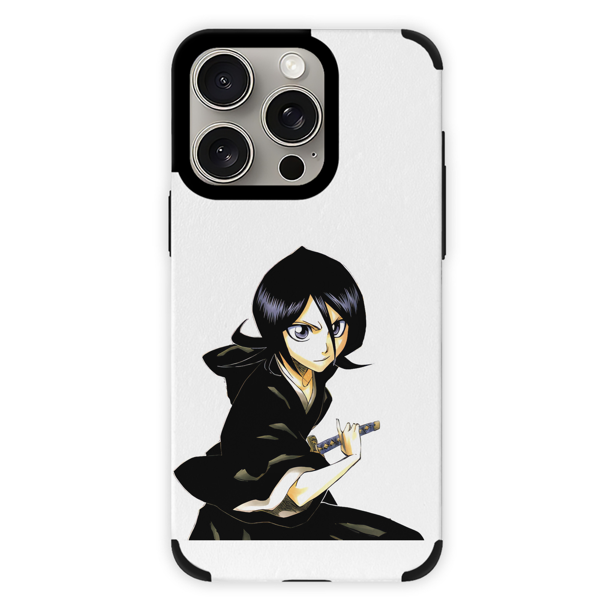 （画像用） ブリーチ 朽木ルキア BLEACH Kuchiki Rukia 【iPhone15ProMax対応】 PUレザー スマホケース 耐衝撃＆黄変防止