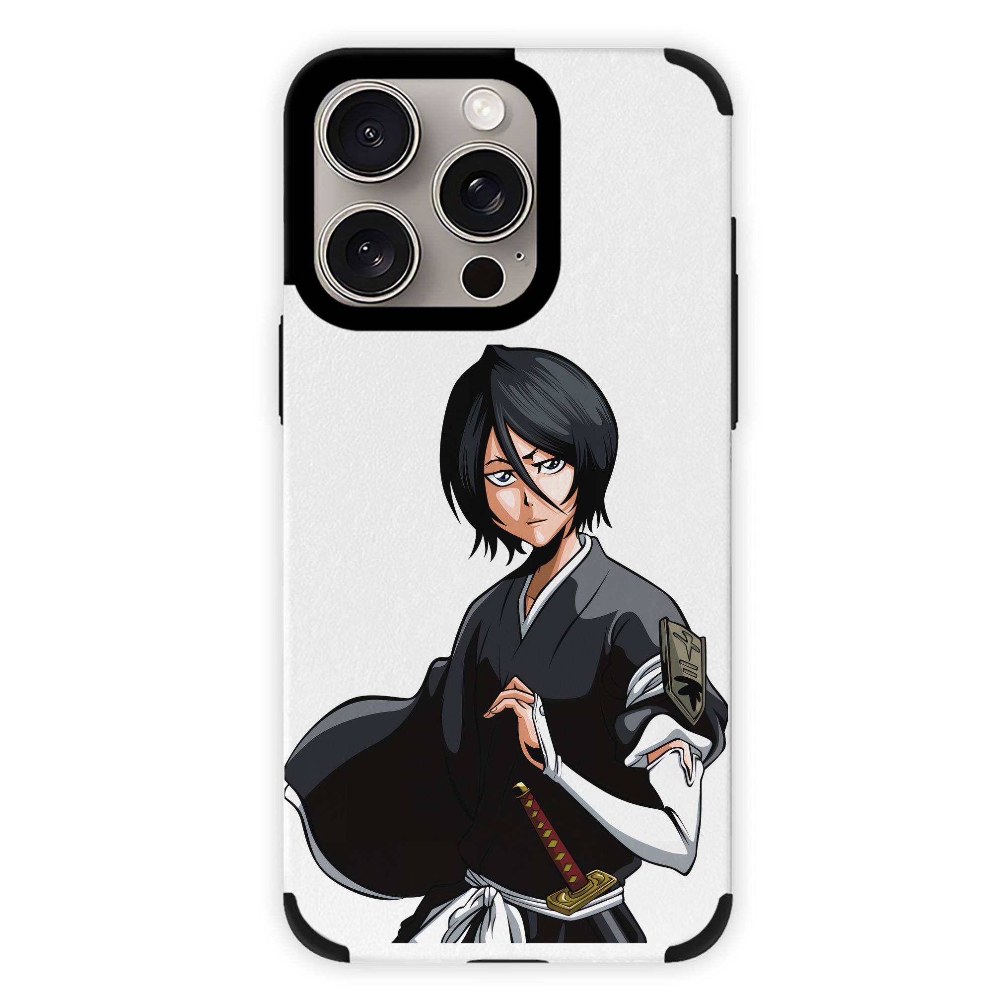 （画像用） ブリーチ 朽木ルキア BLEACH Kuchiki Rukia 【iPhone15ProMax対応】 PUレザー スマホケース 耐衝撃＆黄変防止