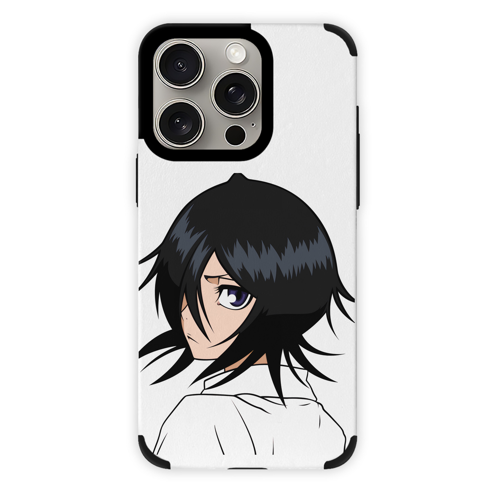 （画像用） ブリーチ 朽木ルキア BLEACH Kuchiki Rukia 【iPhone15ProMax対応】 PUレザー スマホケース 耐衝撃＆黄変防止