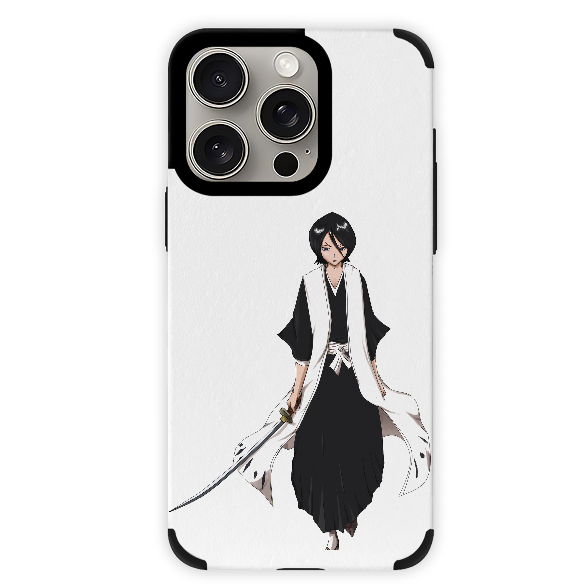 （画像用） ブリーチ 朽木ルキア BLEACH Kuchiki Rukia 【iPhone15ProMax対応】 PUレザー スマホケース 耐衝撃＆黄変防止
