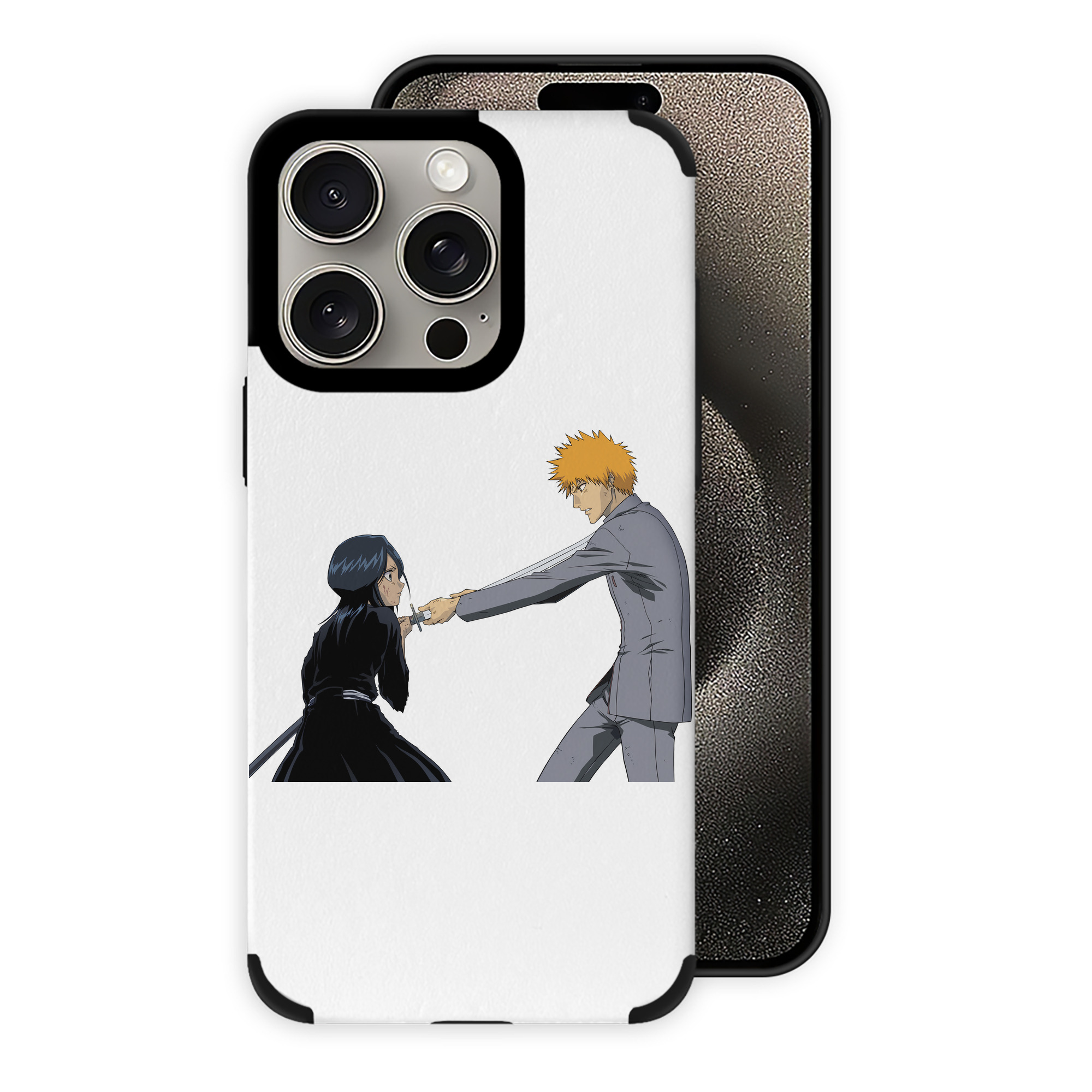 （画像用） ブリーチ 朽木ルキア BLEACH Kuchiki Rukia 【iPhone15ProMax対応】 PUレザー スマホケース 耐衝撃＆黄変防止