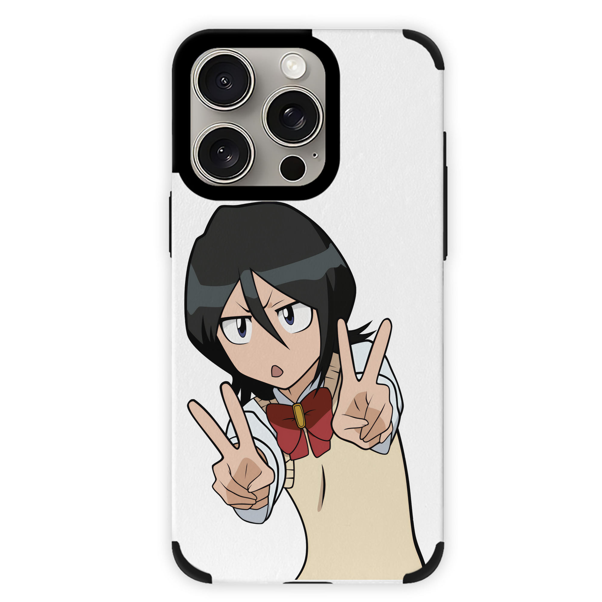（画像用） ブリーチ 朽木ルキア BLEACH Kuchiki Rukia 【iPhone15ProMax対応】 PUレザー スマホケース 耐衝撃＆黄変防止