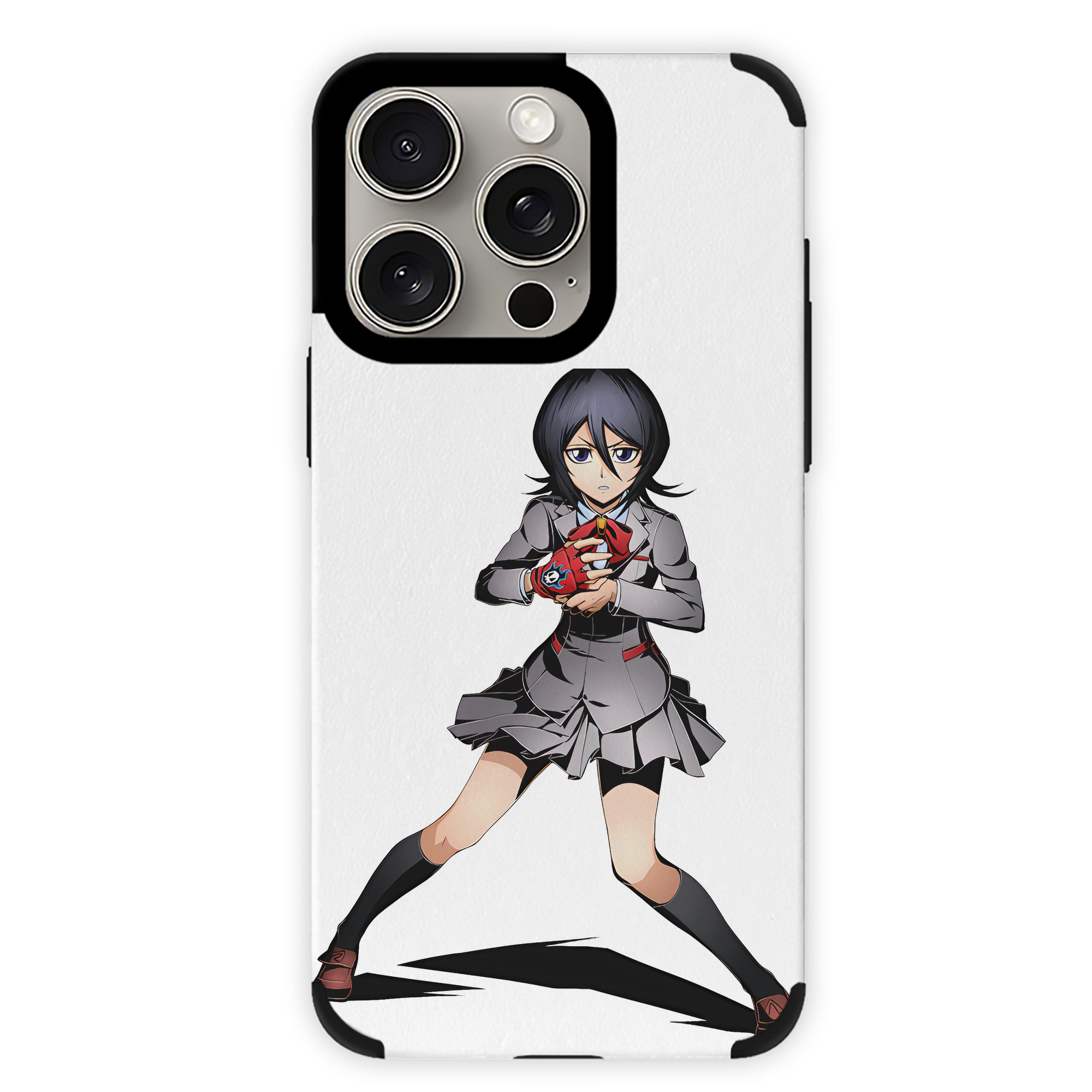 （画像用） ブリーチ 朽木ルキア BLEACH Kuchiki Rukia 【iPhone15ProMax対応】 PUレザー スマホケース 耐衝撃＆黄変防止