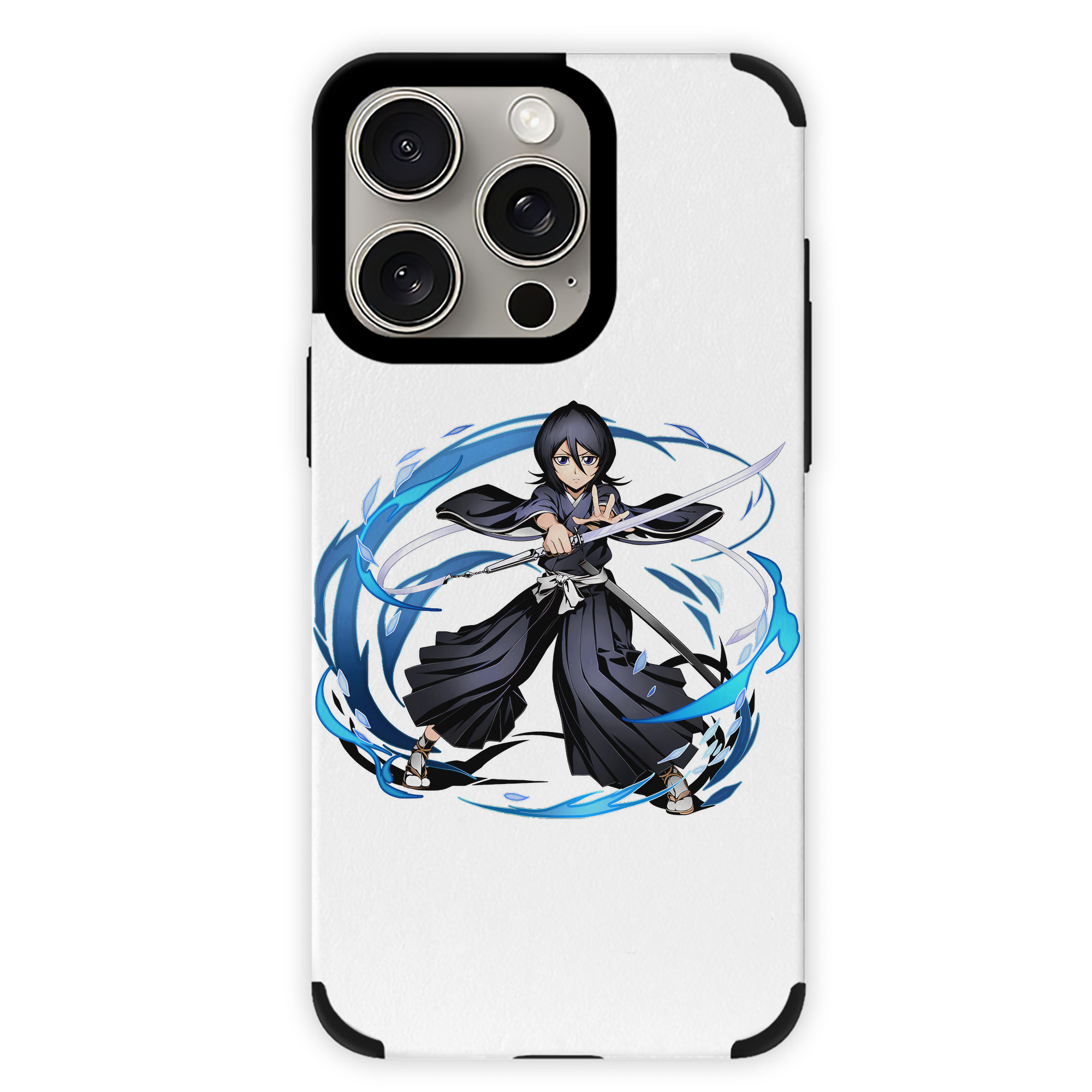 （画像用） ブリーチ 朽木ルキア BLEACH Kuchiki Rukia 【iPhone15ProMax対応】 PUレザー スマホケース 耐衝撃＆黄変防止