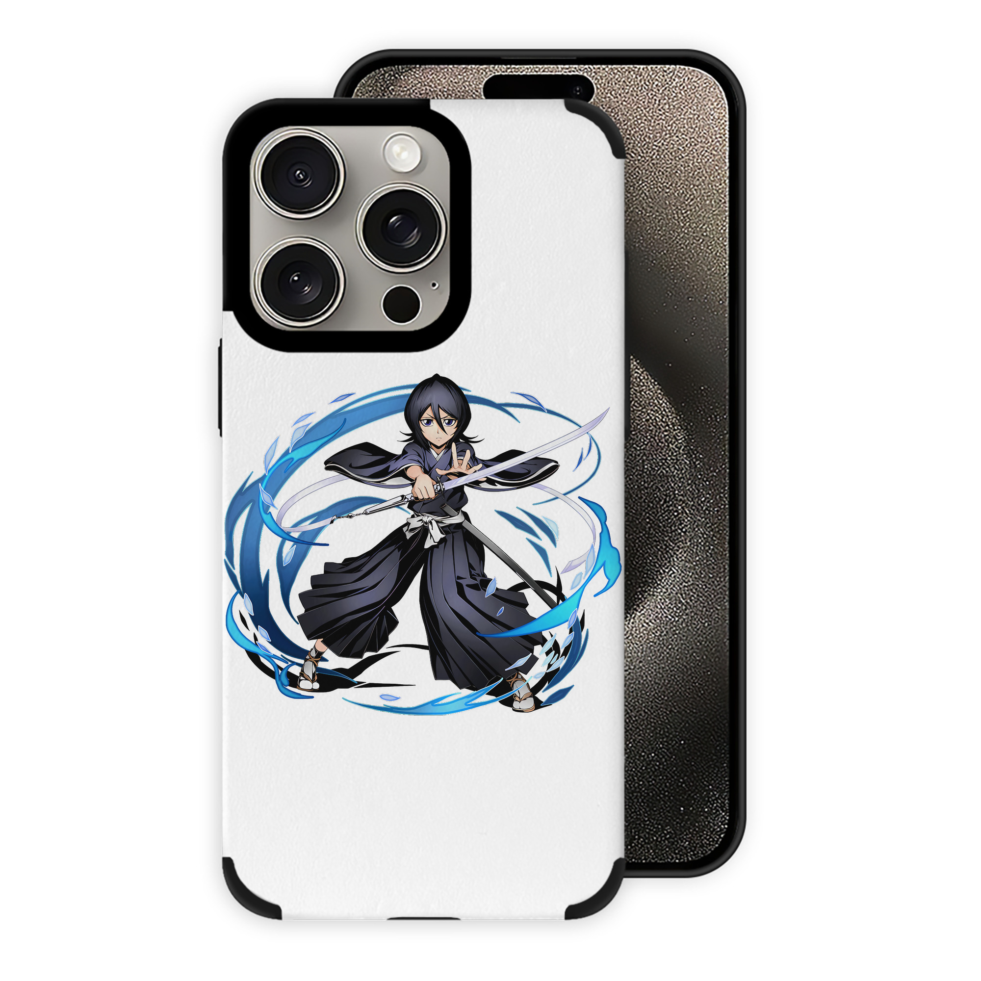 （画像用） ブリーチ 朽木ルキア BLEACH Kuchiki Rukia 【iPhone15ProMax対応】 PUレザー スマホケース 耐衝撃＆黄変防止
