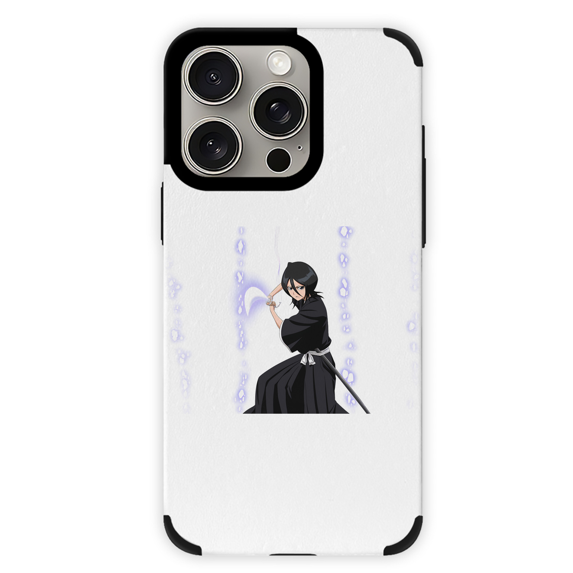 （画像用） ブリーチ 朽木ルキア BLEACH Kuchiki Rukia 【iPhone15ProMax対応】 PUレザー スマホケース 耐衝撃＆黄変防止