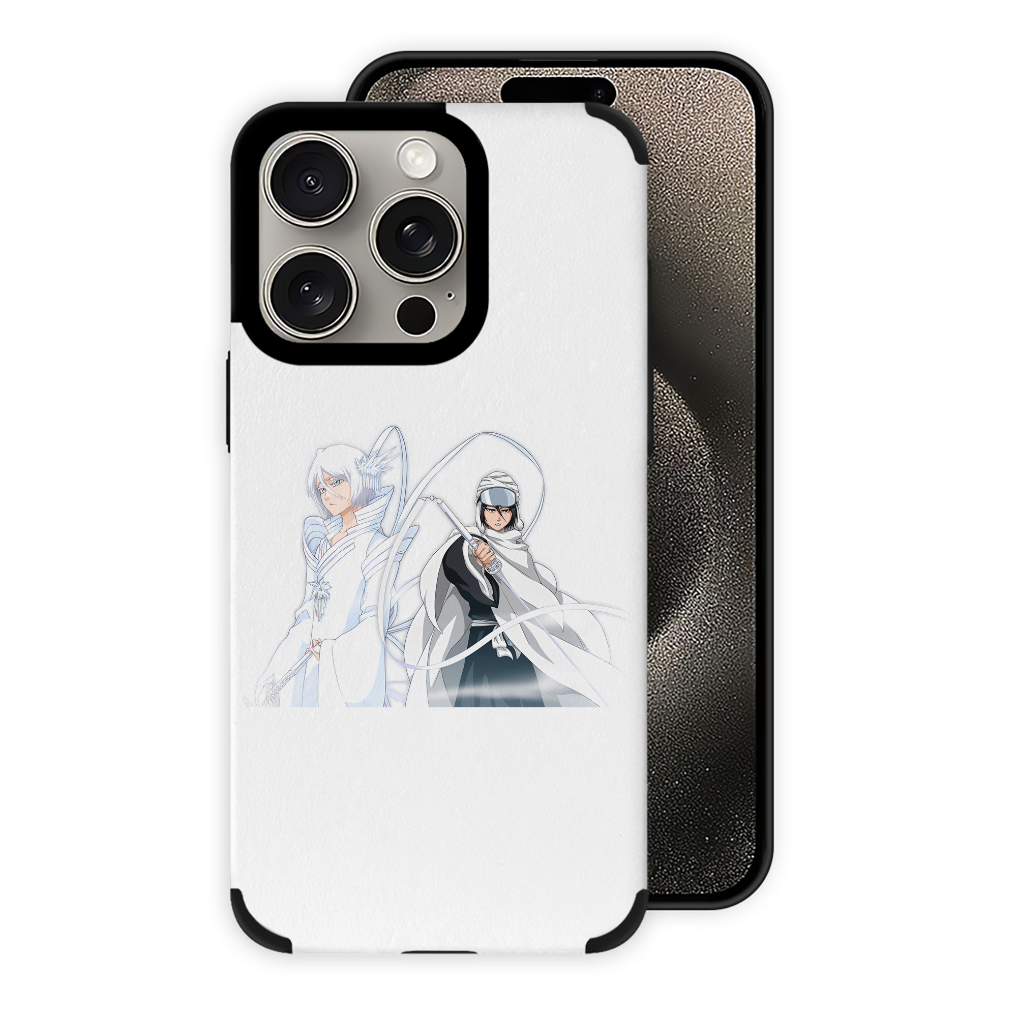 （画像用） ブリーチ 朽木ルキア BLEACH Kuchiki Rukia 【iPhone15ProMax対応】 PUレザー スマホケース 耐衝撃＆黄変防止