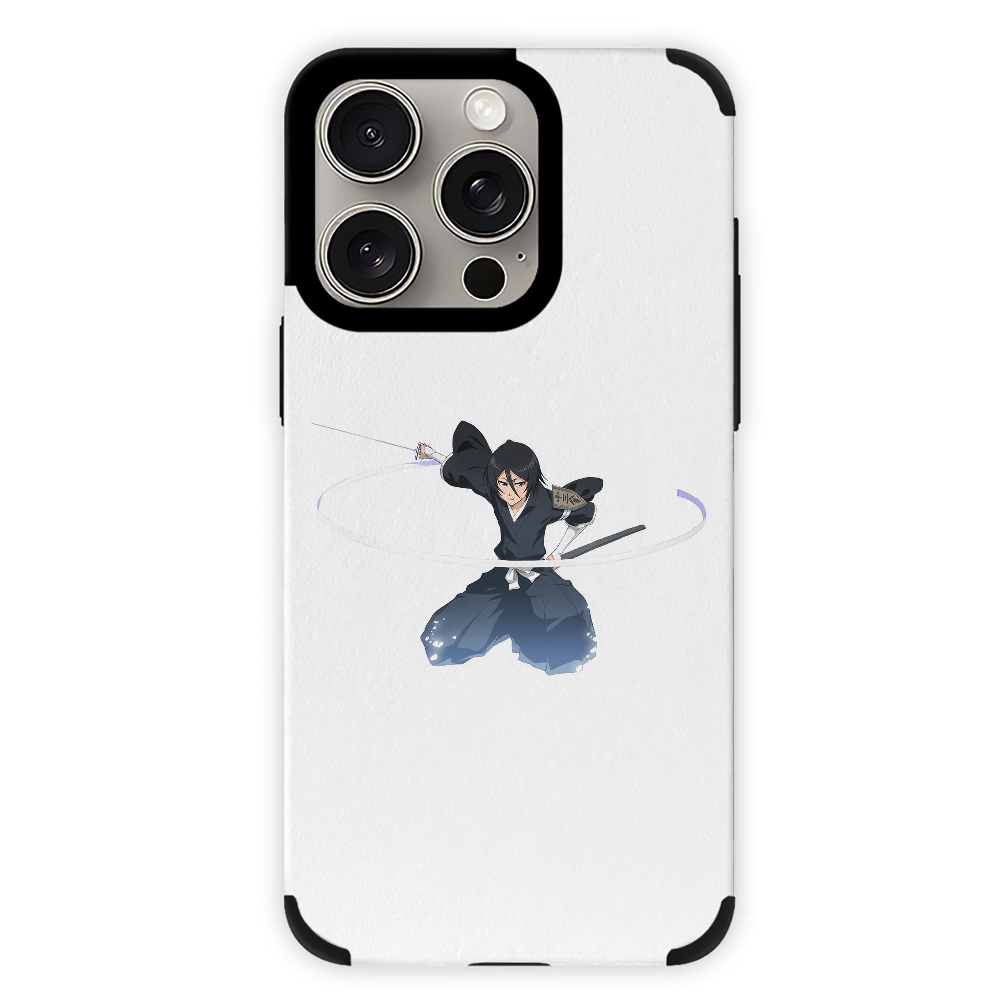 （画像用） ブリーチ 朽木ルキア BLEACH Kuchiki Rukia 【iPhone15ProMax対応】 PUレザー スマホケース 耐衝撃＆黄変防止