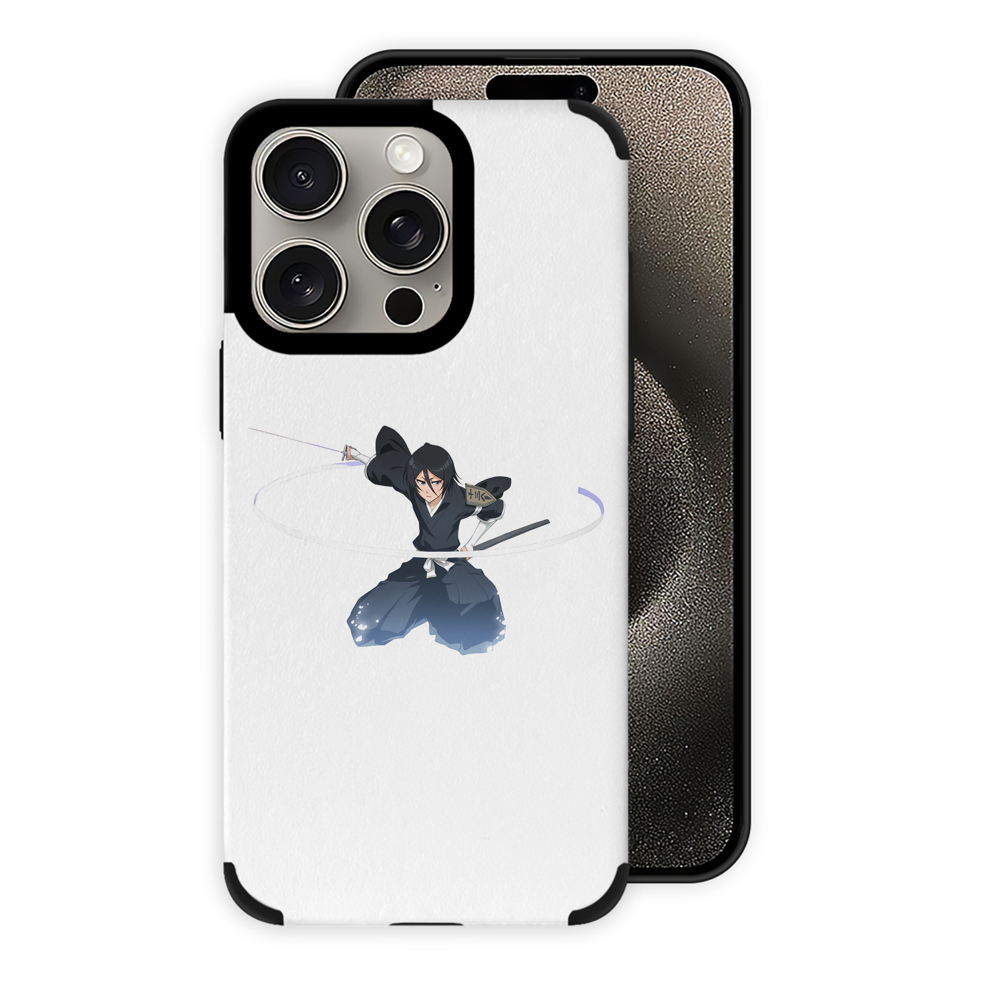 （画像用） ブリーチ 朽木ルキア BLEACH Kuchiki Rukia 【iPhone15ProMax対応】 PUレザー スマホケース 耐衝撃＆黄変防止