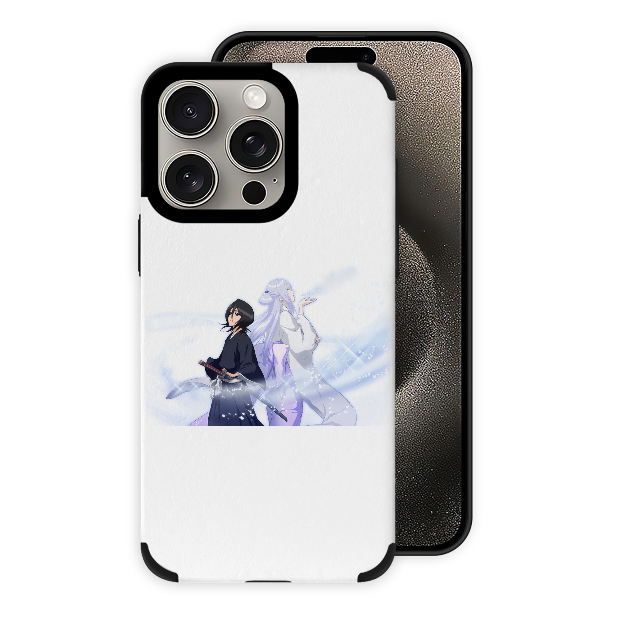 （画像用） ブリーチ 朽木ルキア BLEACH Kuchiki Rukia 【iPhone15ProMax対応】 PUレザー スマホケース 耐衝撃＆黄変防止