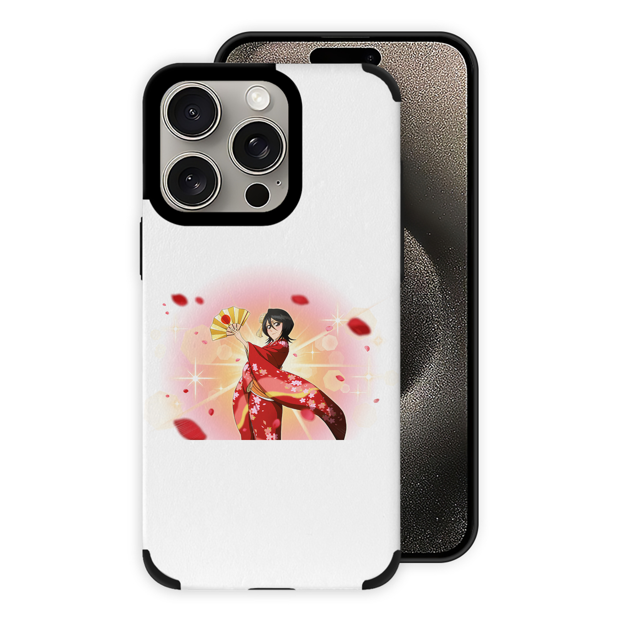 （画像用） ブリーチ 朽木ルキア BLEACH Kuchiki Rukia 【iPhone15ProMax対応】 PUレザー スマホケース 耐衝撃＆黄変防止