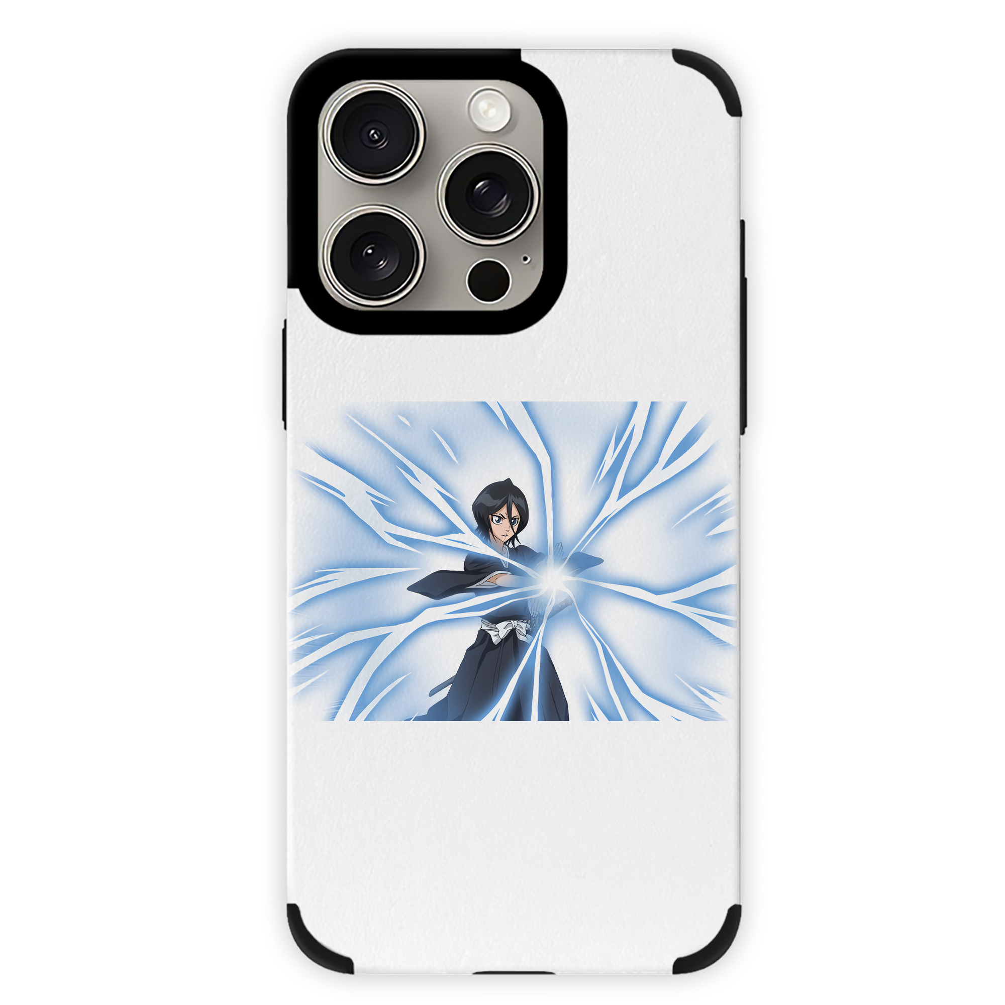 （画像用） ブリーチ 朽木ルキア BLEACH Kuchiki Rukia 【iPhone15ProMax対応】 PUレザー スマホケース 耐衝撃＆黄変防止