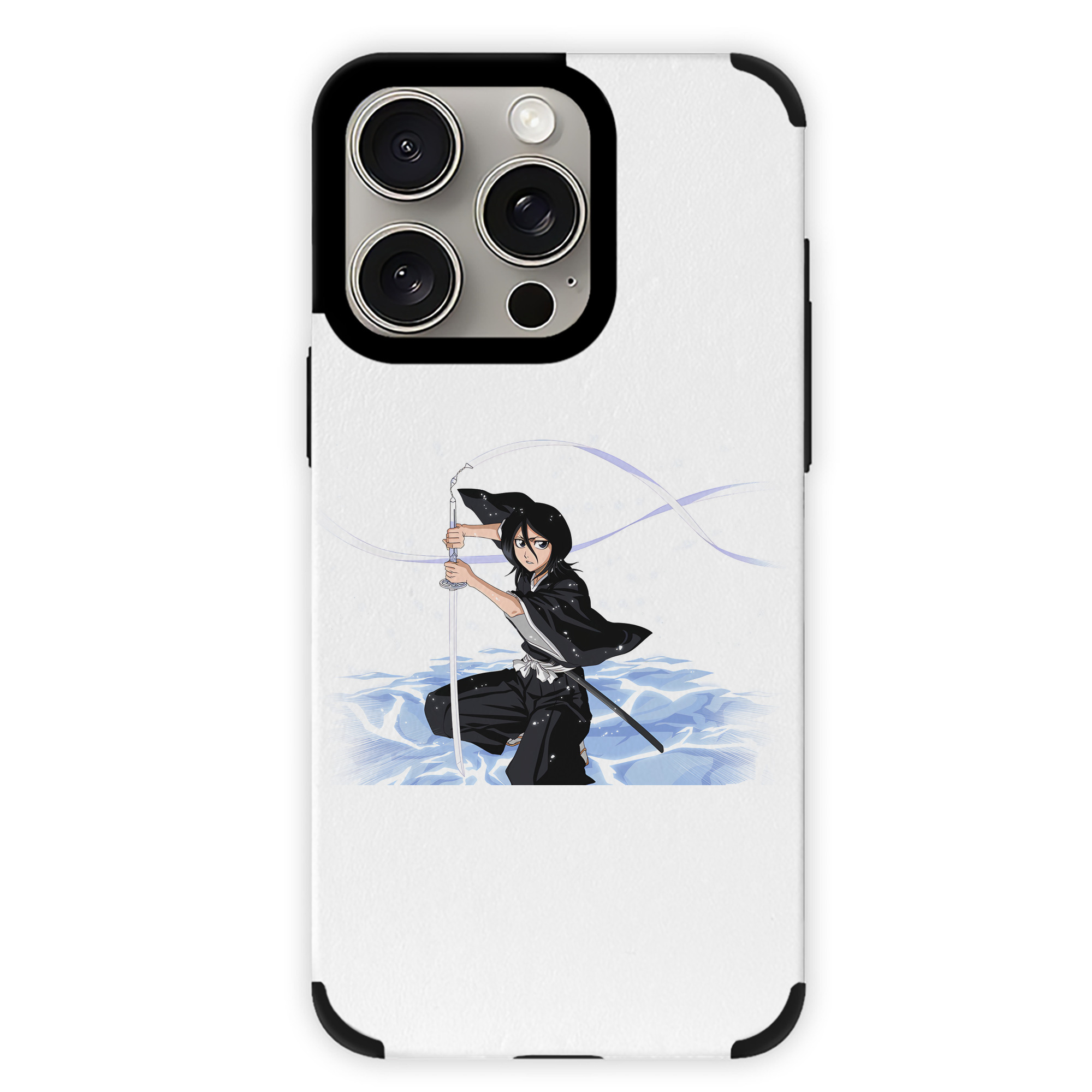 （画像用） ブリーチ 朽木ルキア BLEACH Kuchiki Rukia 【iPhone15ProMax対応】 PUレザー スマホケース 耐衝撃＆黄変防止