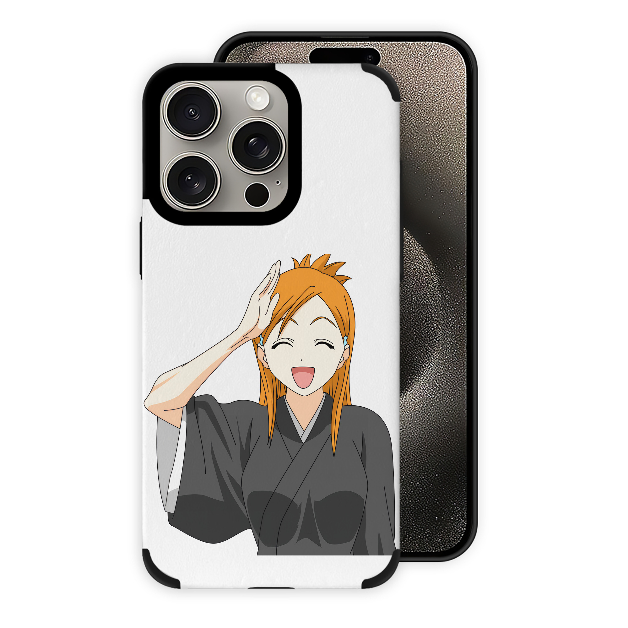 （画像用） ブリーチ 井上織姫（いのうえおりひめ） BLEACH Inoue Orihime 【iPhone15ProMax対応】 PUレザー スマホケース 耐衝撃＆黄変防止
