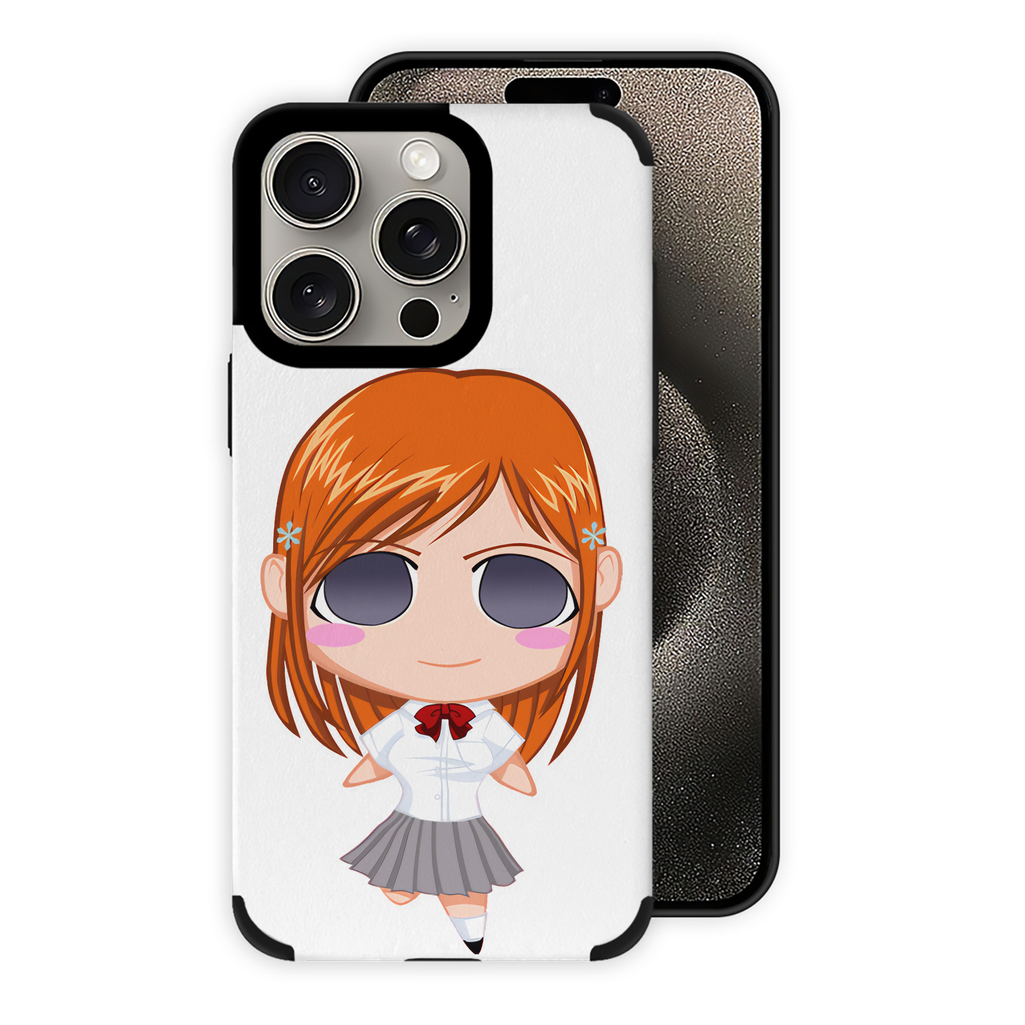 （画像用） ブリーチ 井上織姫（いのうえおりひめ） BLEACH Inoue Orihime 【iPhone15ProMax対応】 PUレザー スマホケース 耐衝撃＆黄変防止