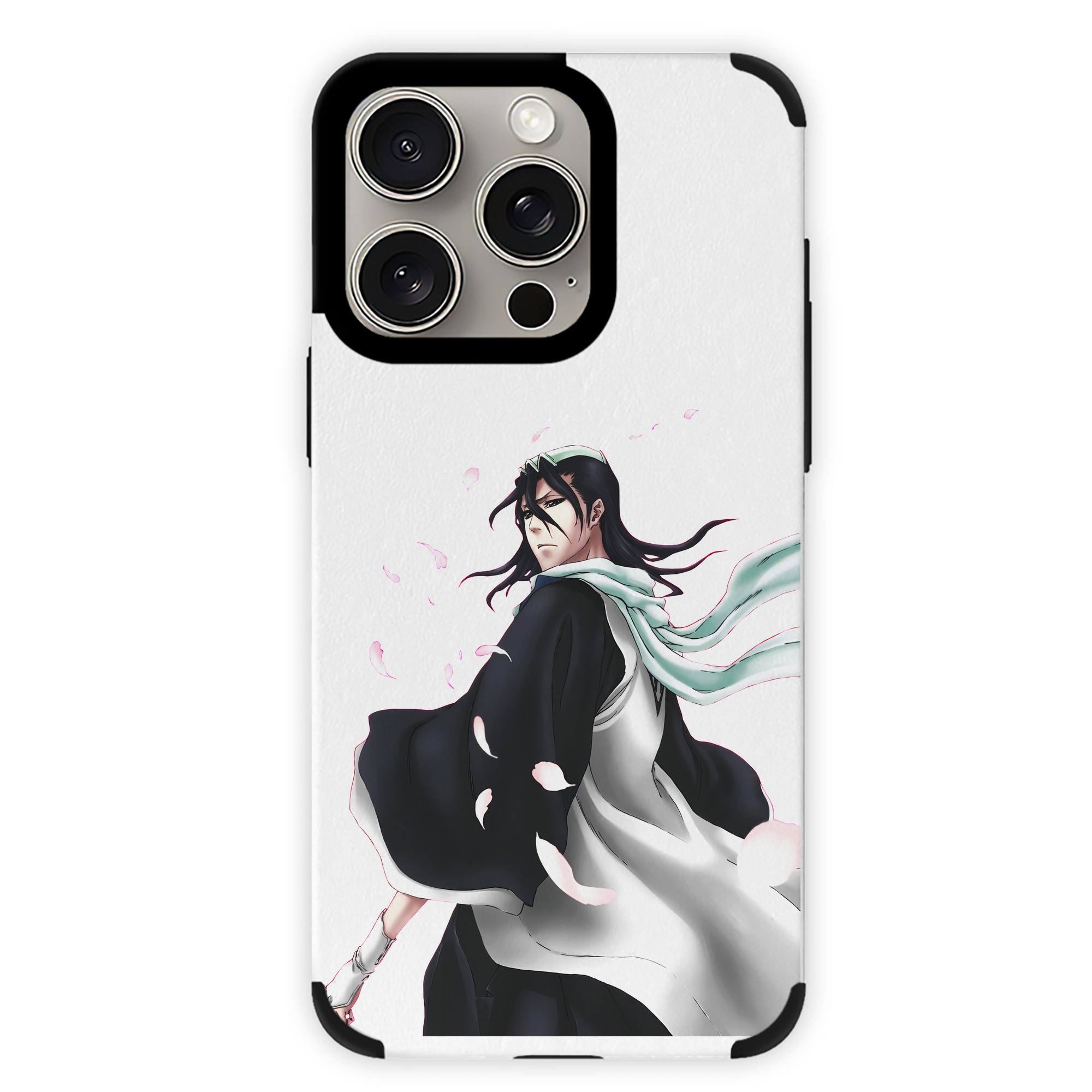 （画像用） ブリーチ くちき びゃくや BLEACH Kuchiki Byakuya 【iPhone15ProMax対応】 PUレザー スマホケース 耐衝撃＆黄変防止