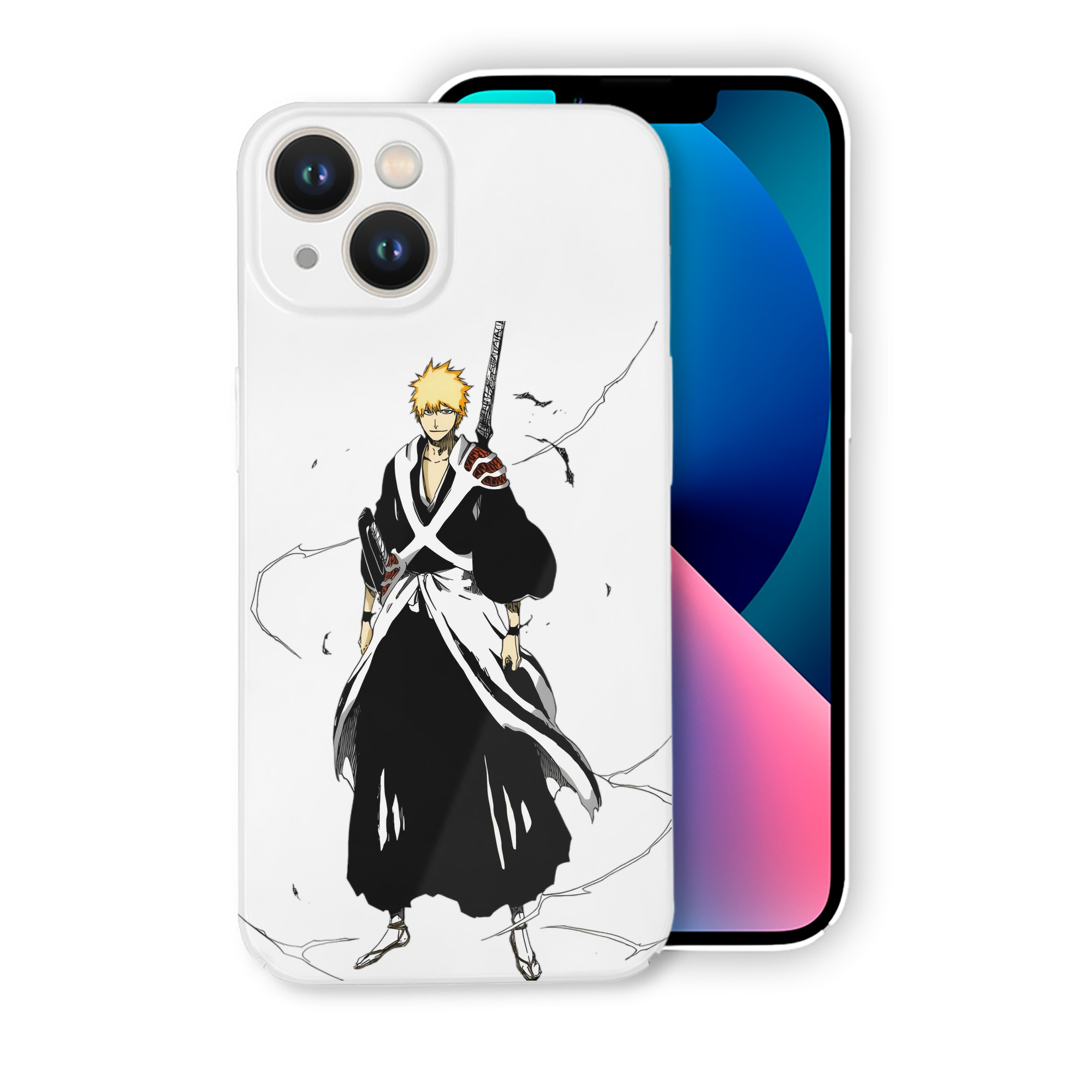 （画像用） ブリーチ 黒崎一護（くろさき いちご）BLEACH Kurosaki Ichigo 【iPhone 14シリーズ対応】ハードケース