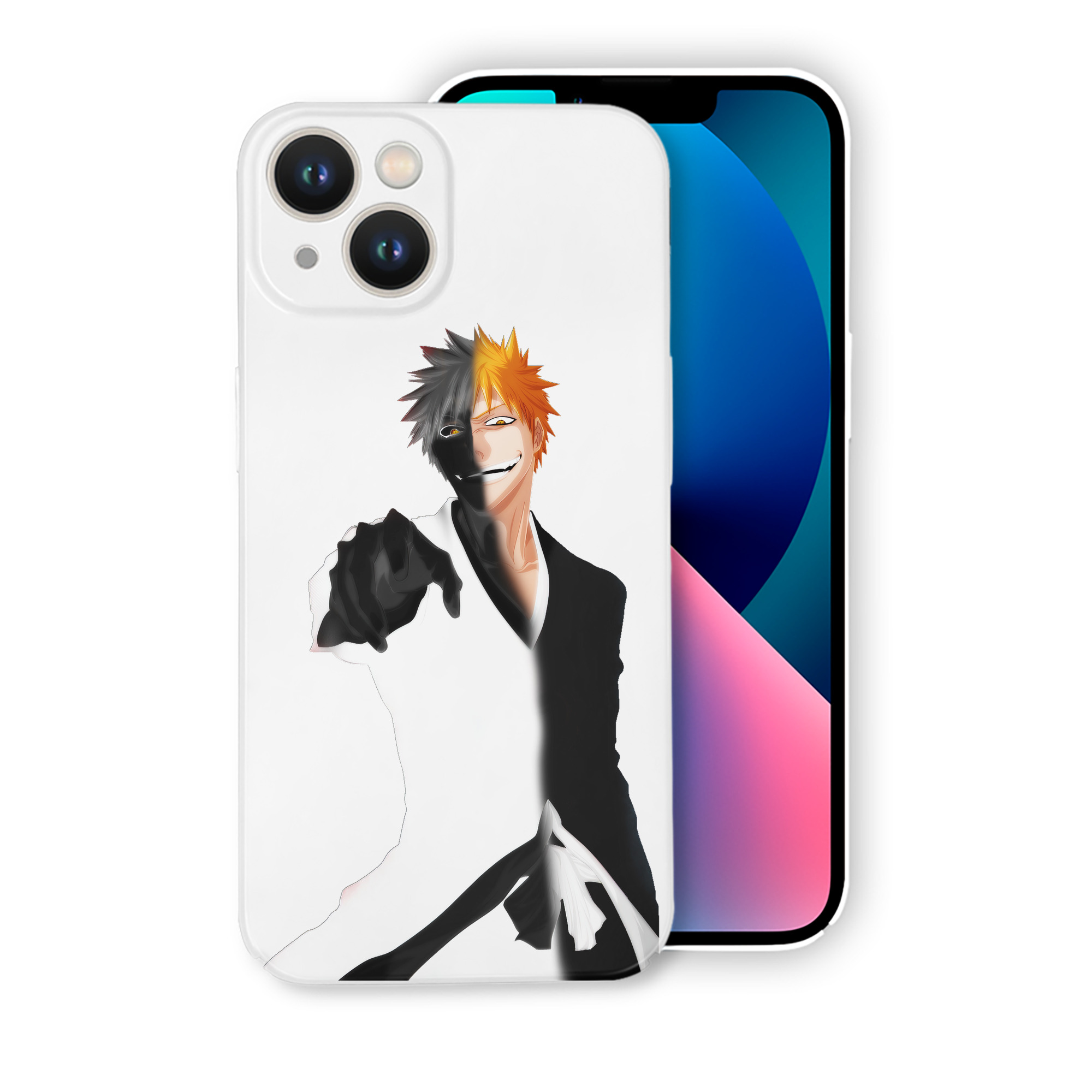 ブリーチ 黒崎一護（くろさき いちご）BLEACH Kurosaki Ichigo 【iPhone 14シリーズ対応】ハードケース
