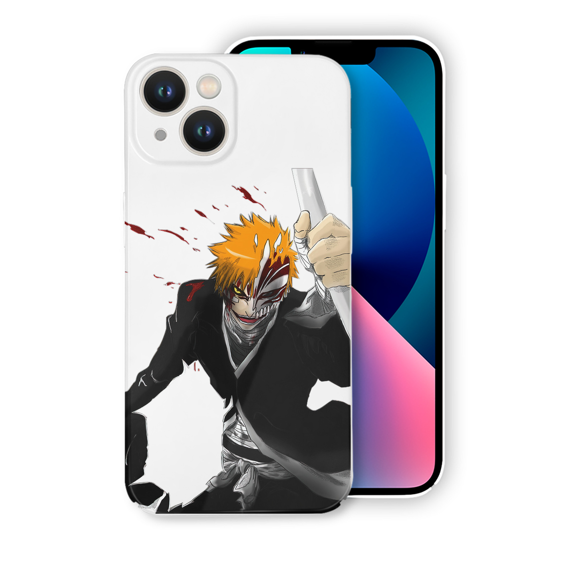 ブリーチ 黒崎一護（くろさき いちご）BLEACH Kurosaki Ichigo 【iPhone 14シリーズ対応】ハードケース