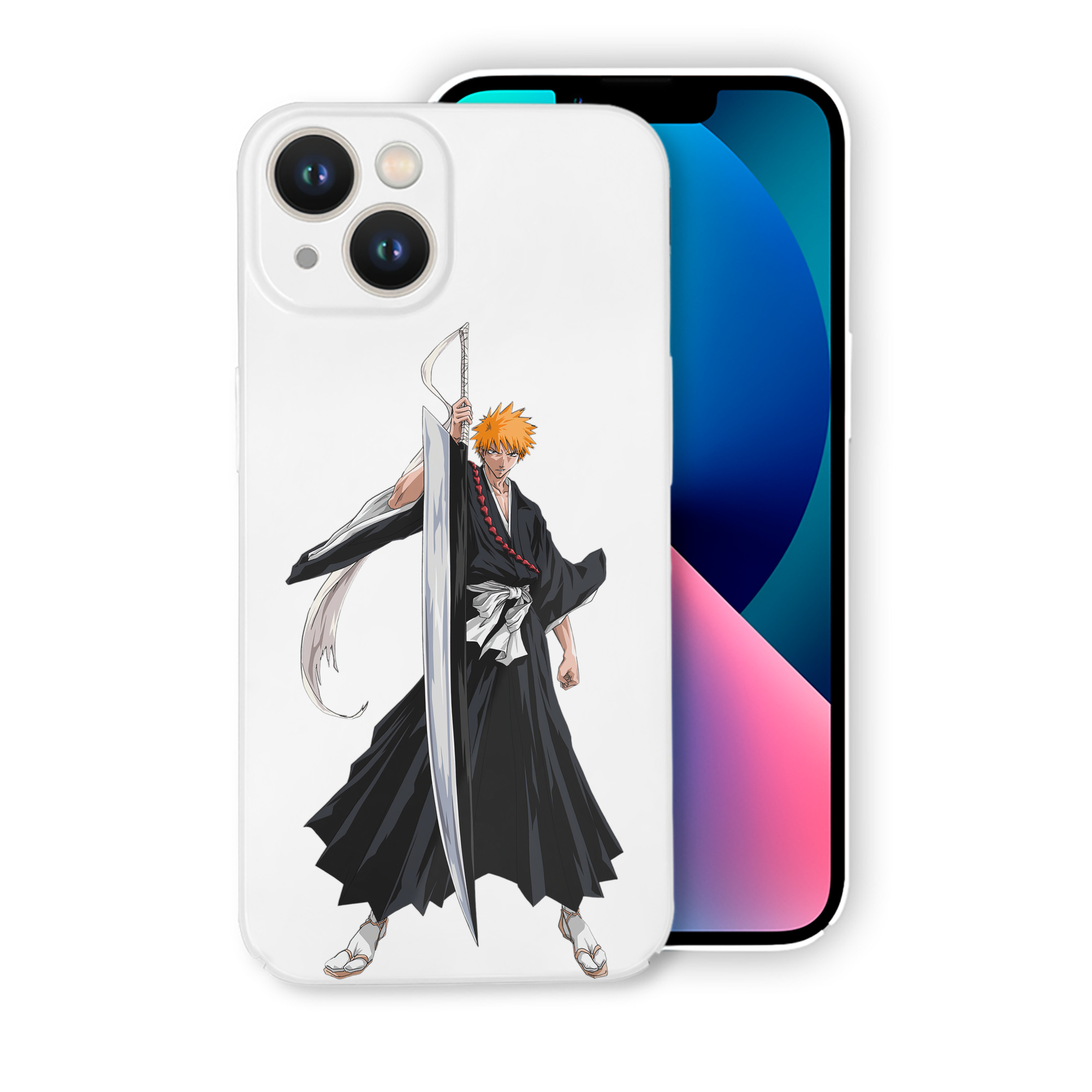 ブリーチ 黒崎一護（くろさき いちご）BLEACH Kurosaki Ichigo 【iPhone 14シリーズ対応】ハードケース