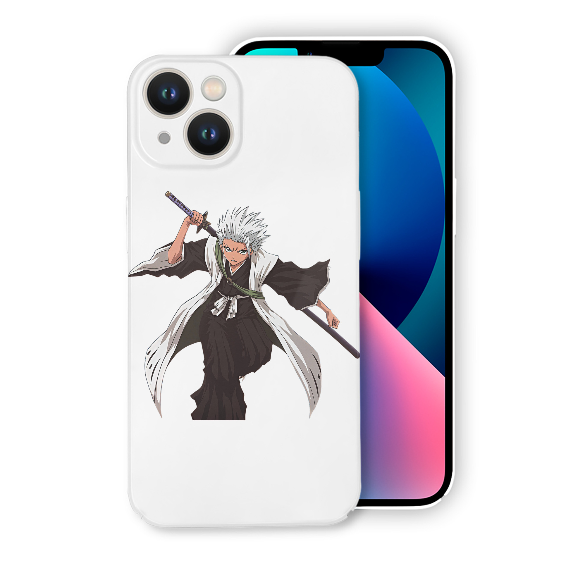 （画像用） ブリーチ 日番谷冬獅郎（ひつがや とうしろう） BLEACH Hitsugaya Toushirou 【iPhone 14シリーズ対応】ハードケース