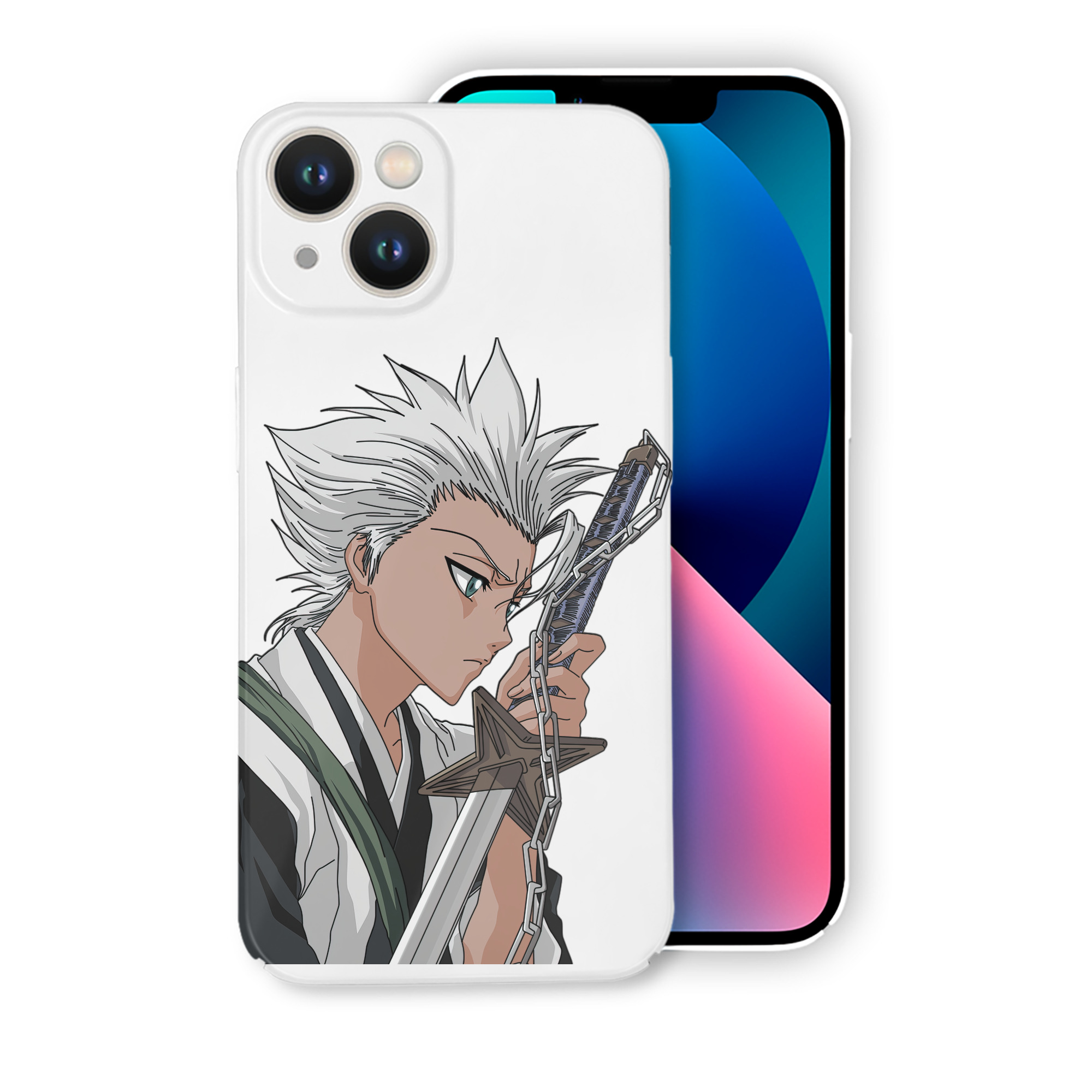 （画像用） ブリーチ 日番谷冬獅郎（ひつがや とうしろう） BLEACH Hitsugaya Toushirou 【iPhone 14シリーズ対応】ハードケース
