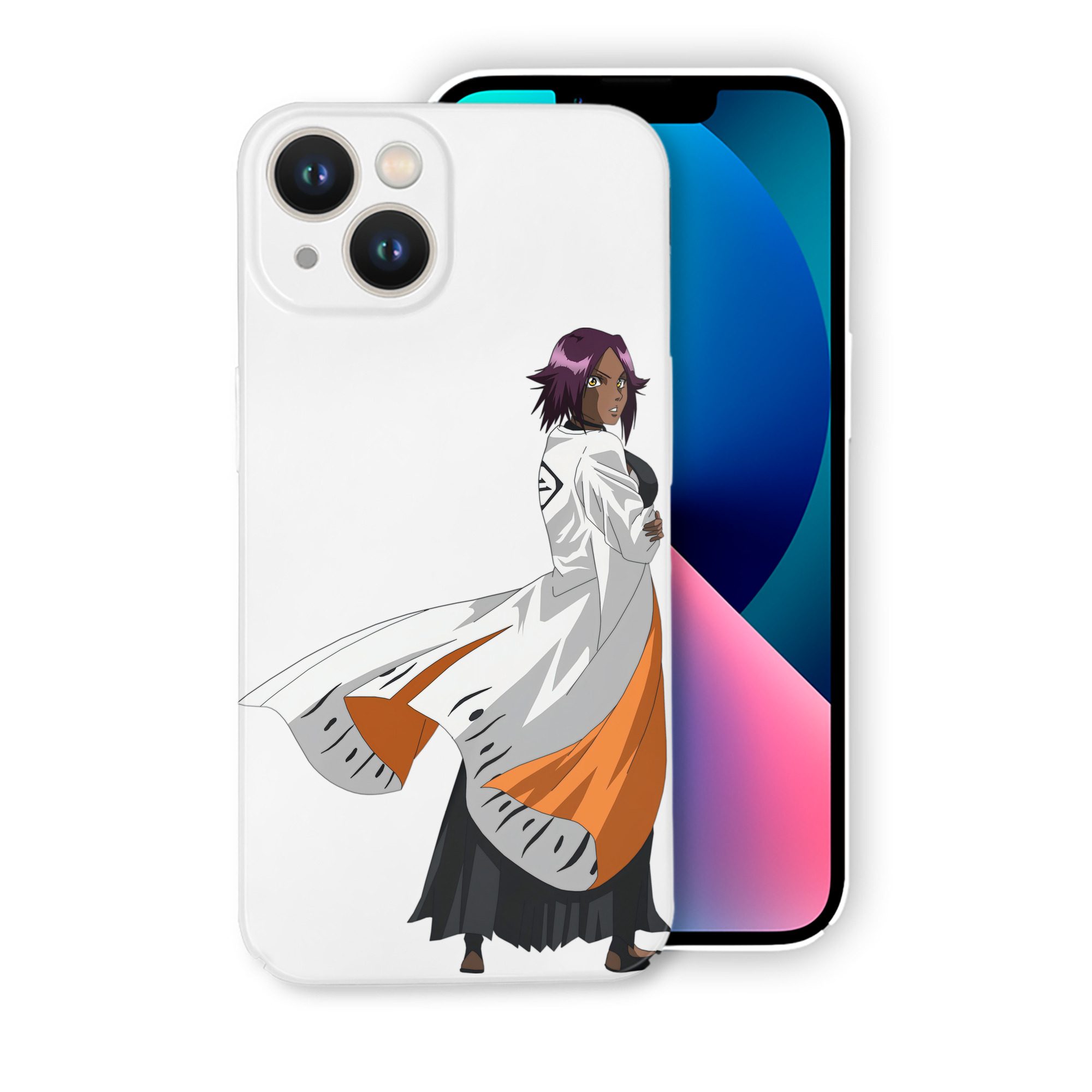（画像用） ブリーチ 四楓院 夜一（しほういん よるいち） BLEACH Shihouin Yoruichi 【iPhone 14シリーズ対応】ハードケース