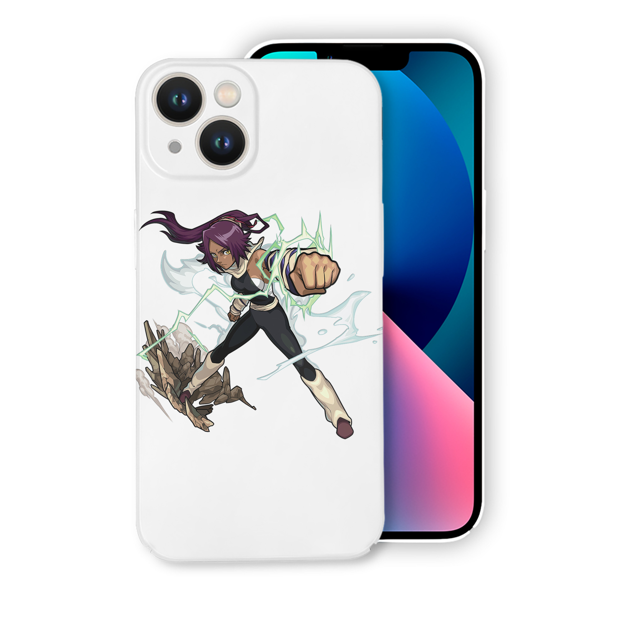 （画像用） ブリーチ 四楓院 夜一（しほういん よるいち） BLEACH Shihouin Yoruichi 【iPhone 14シリーズ対応】ハードケース