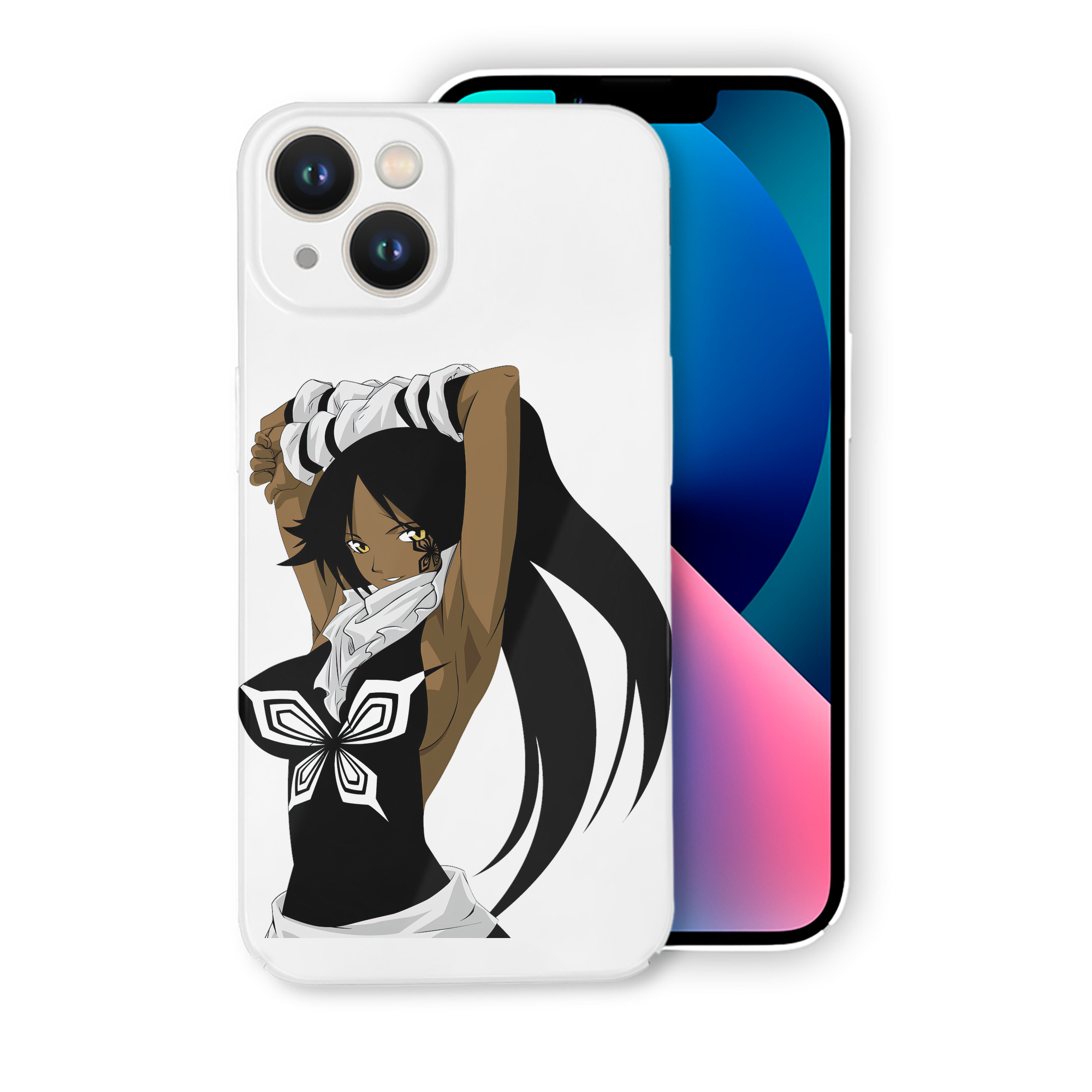 （画像用） ブリーチ 四楓院 夜一（しほういん よるいち） BLEACH Shihouin Yoruichi 【iPhone 14シリーズ対応】ハードケース