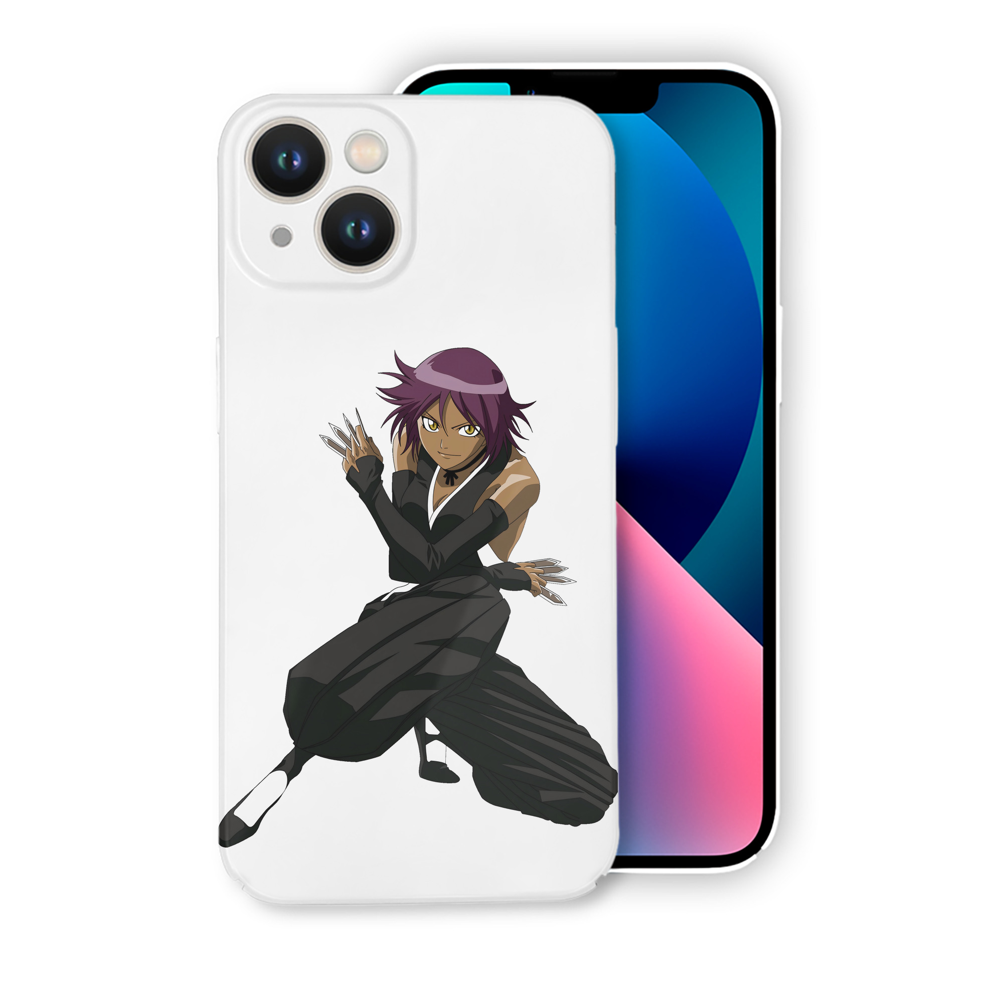 （画像用） ブリーチ 四楓院 夜一（しほういん よるいち） BLEACH Shihouin Yoruichi 【iPhone 14シリーズ対応】ハードケース