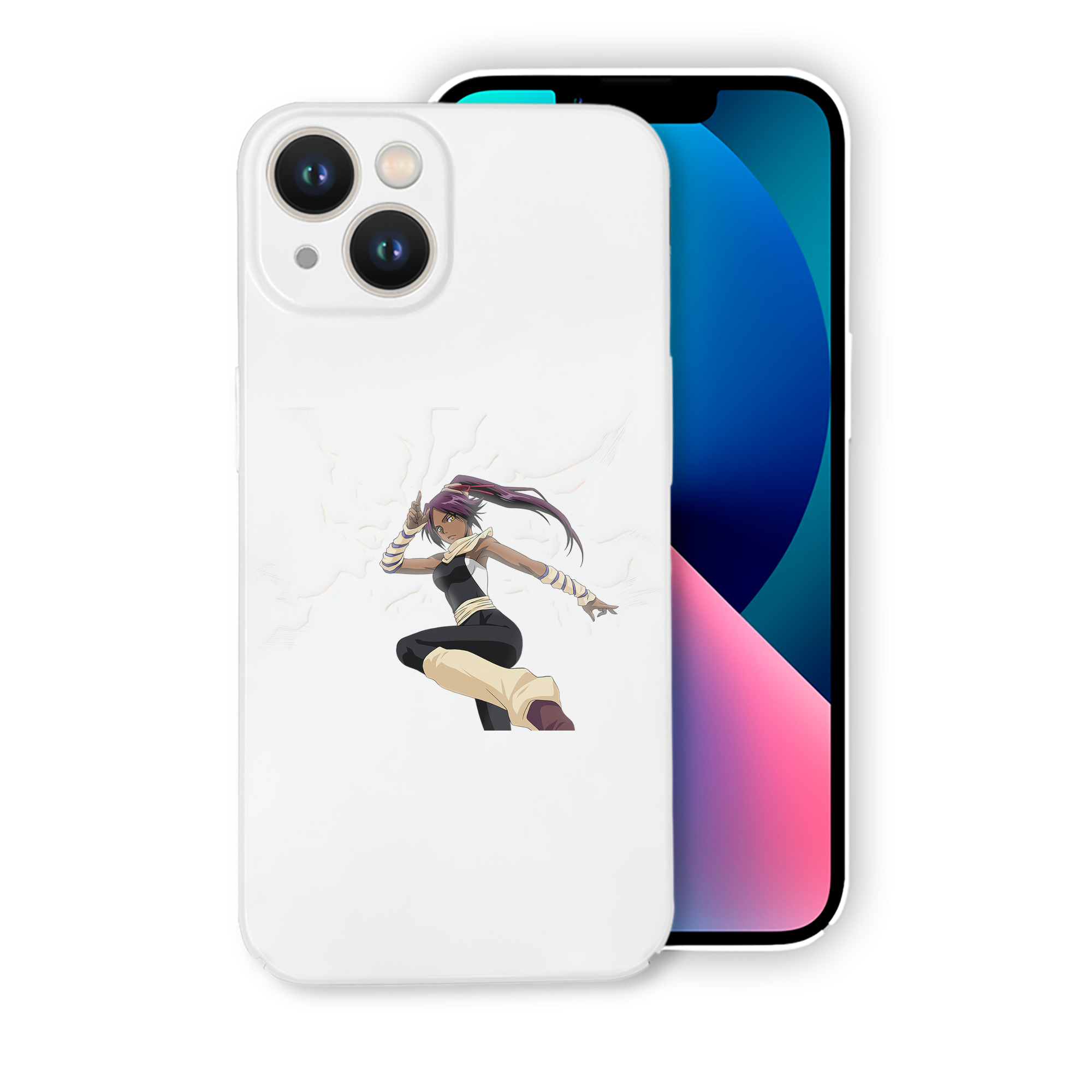 （画像用） ブリーチ 四楓院 夜一（しほういん よるいち） BLEACH Shihouin Yoruichi 【iPhone 14シリーズ対応】ハードケース