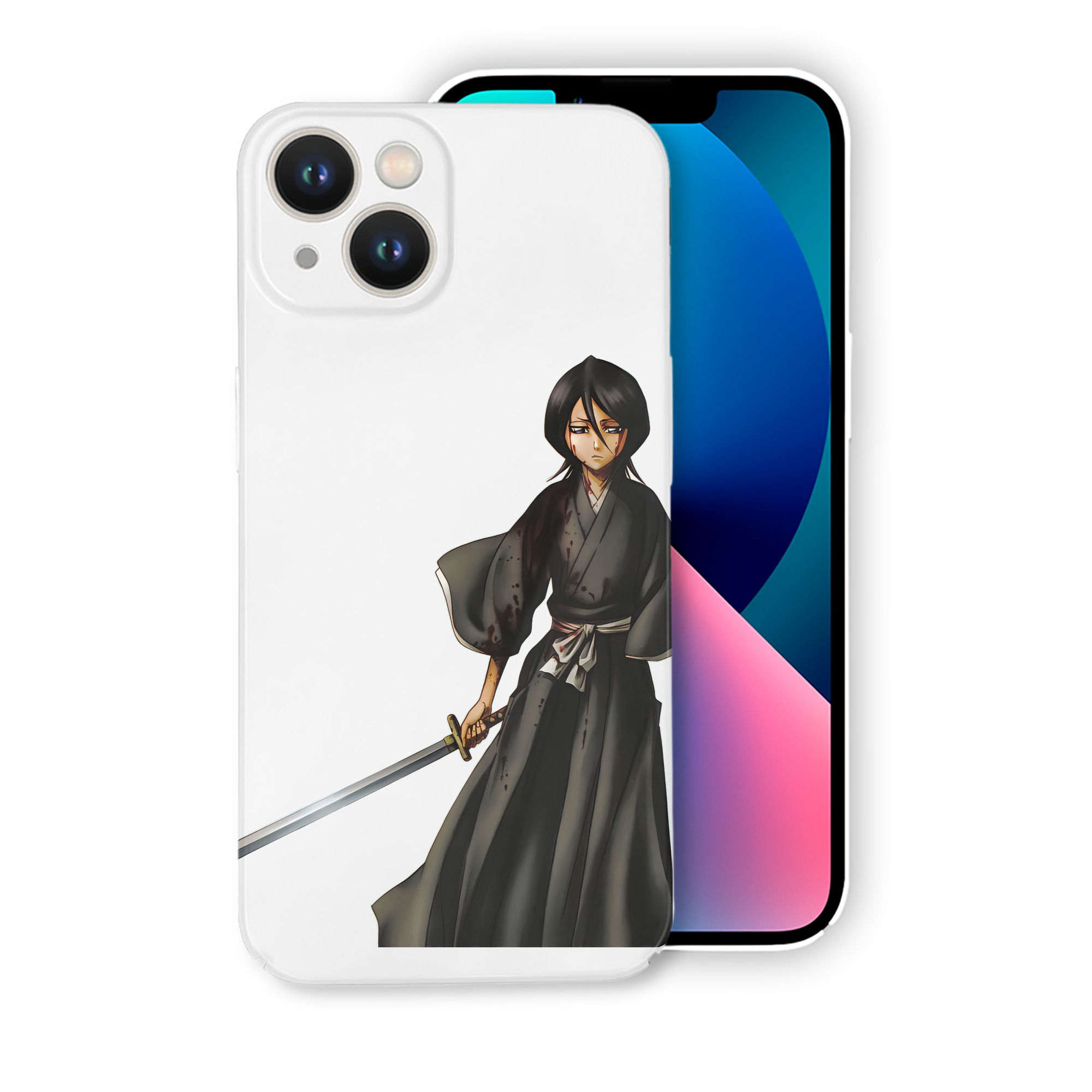 （画像用） ブリーチ 朽木ルキア BLEACH Kuchiki Rukia 【iPhone 14シリーズ対応】ハードケース
