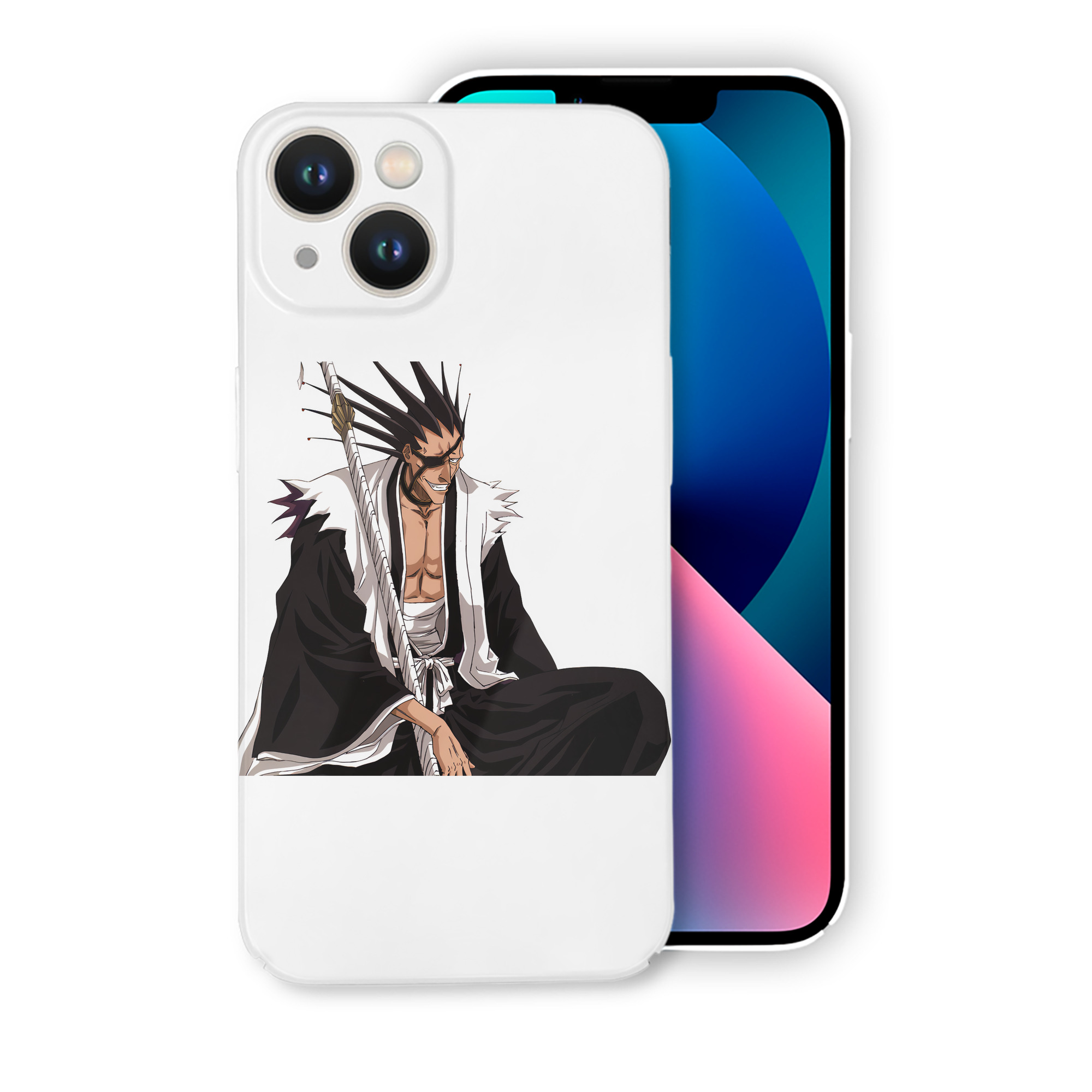 （画像用） ブリーチ ざらき けんぱち BLEACH Zaraki Kenpachi 【iPhone 14シリーズ対応】ハードケース