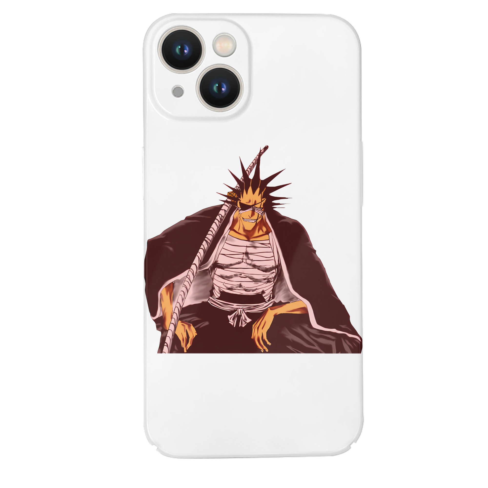 （画像用） ブリーチ ざらき けんぱち BLEACH Zaraki Kenpachi 【iPhone 14シリーズ対応】ハードケース