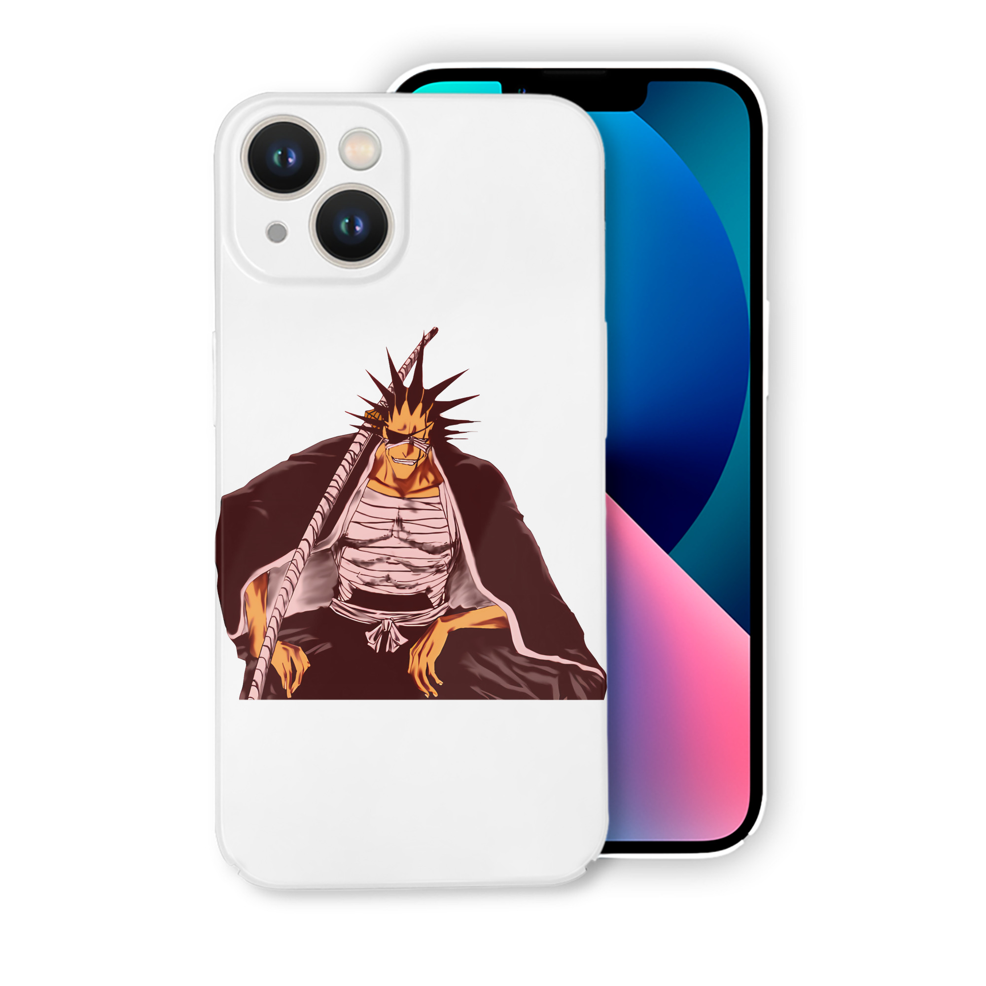 （画像用） ブリーチ ざらき けんぱち BLEACH Zaraki Kenpachi 【iPhone 14シリーズ対応】ハードケース