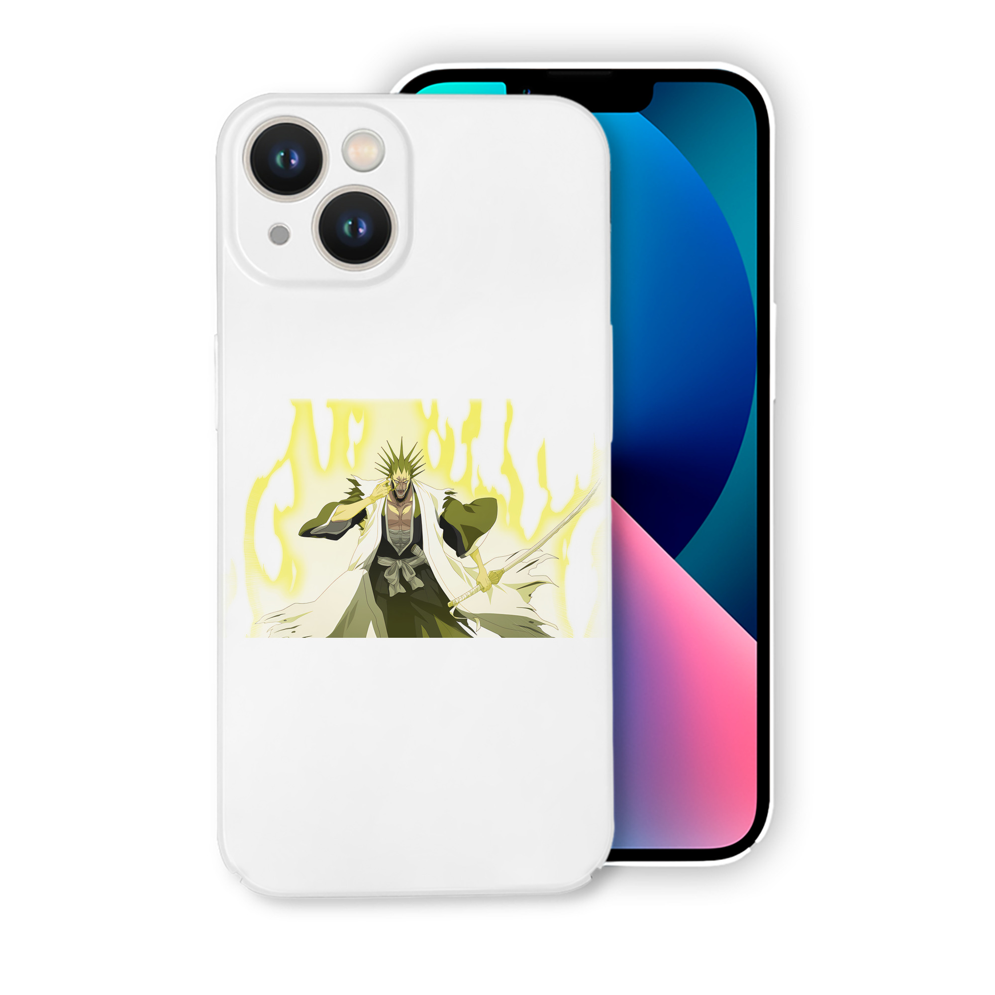 （画像用） ブリーチ ざらき けんぱち BLEACH Zaraki Kenpachi 【iPhone 14シリーズ対応】ハードケース