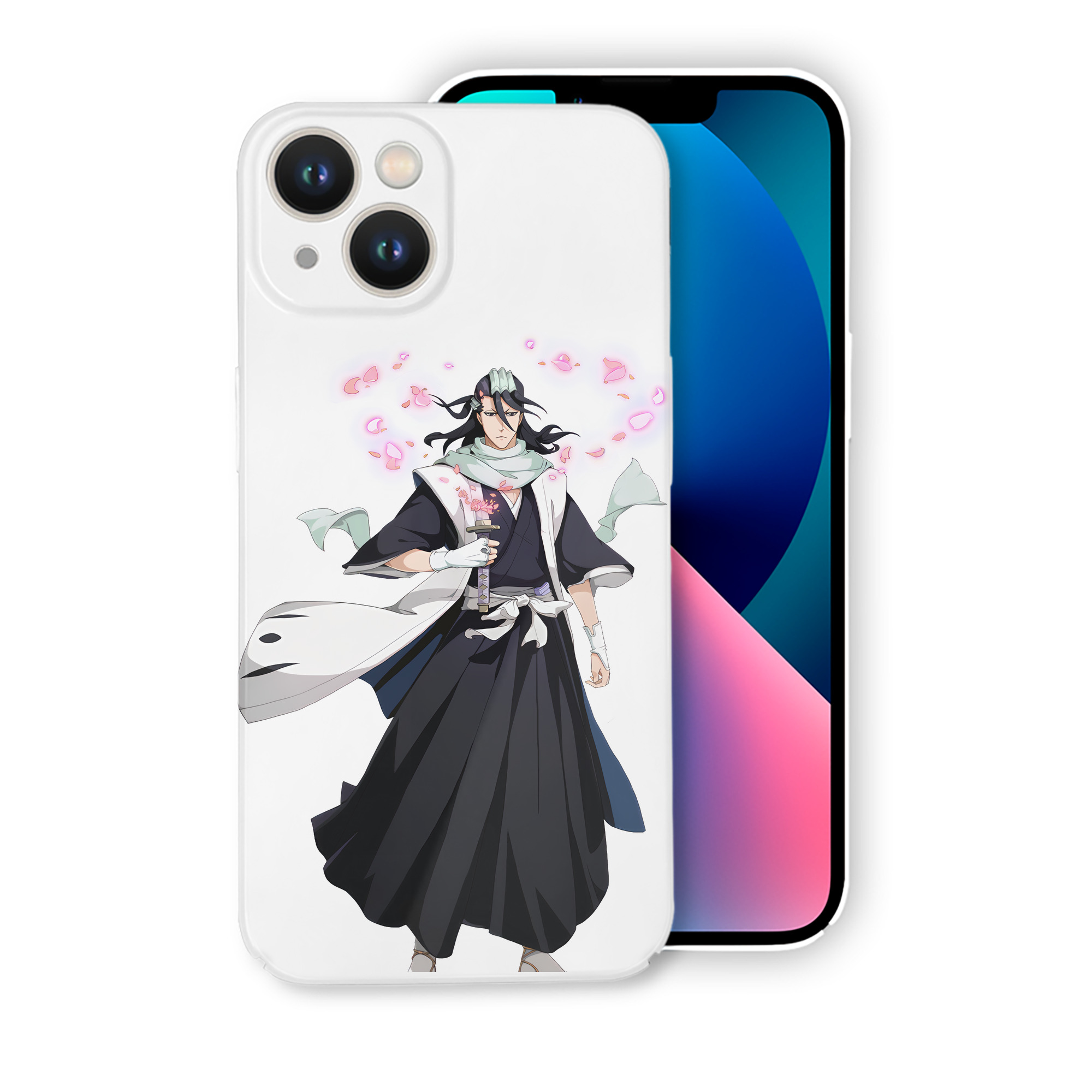 （画像用） ブリーチ くちき びゃくや BLEACH Kuchiki Byakuya 【iPhone 14シリーズ対応】ハードケース