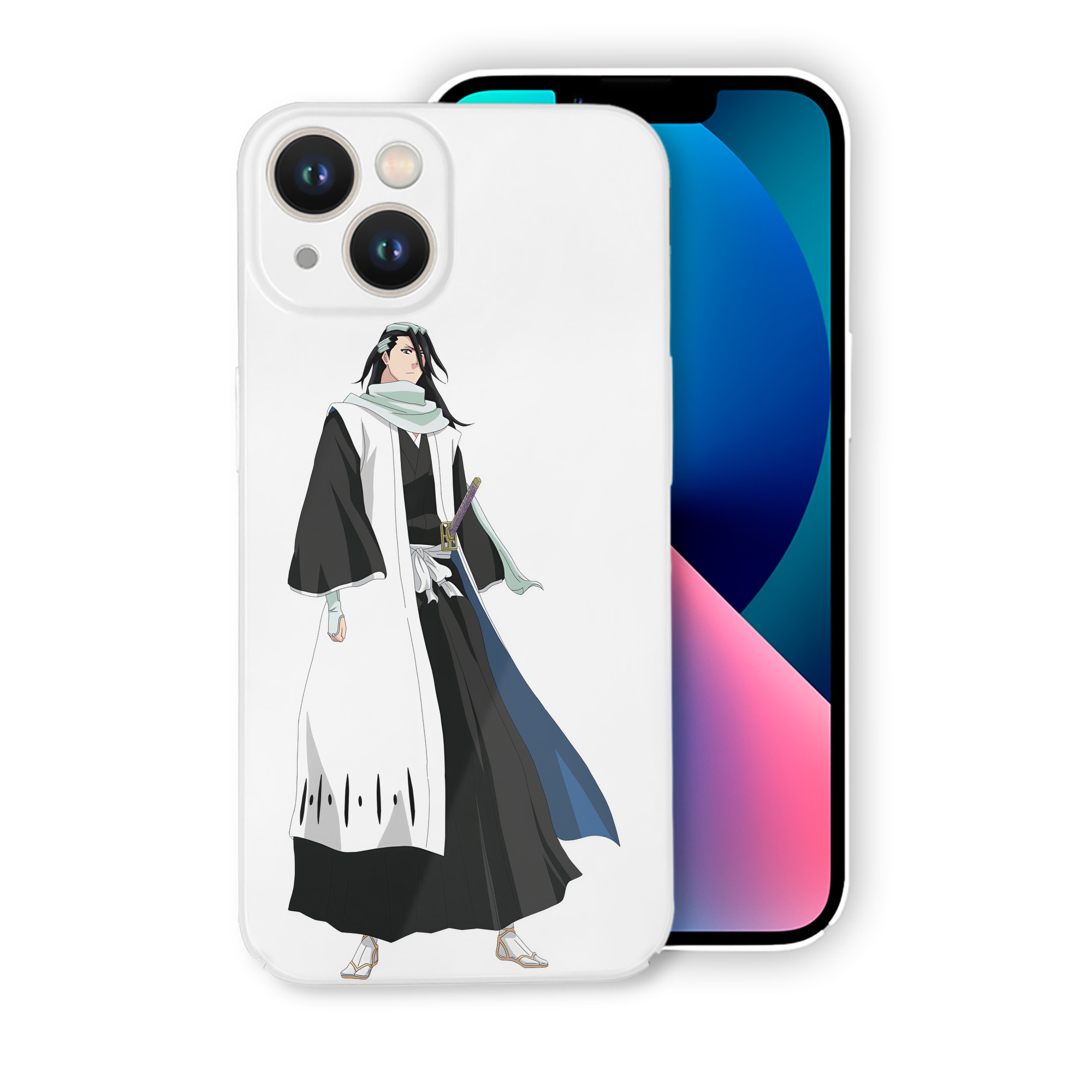 （画像用） ブリーチ くちき びゃくや BLEACH Kuchiki Byakuya 【iPhone 14シリーズ対応】ハードケース