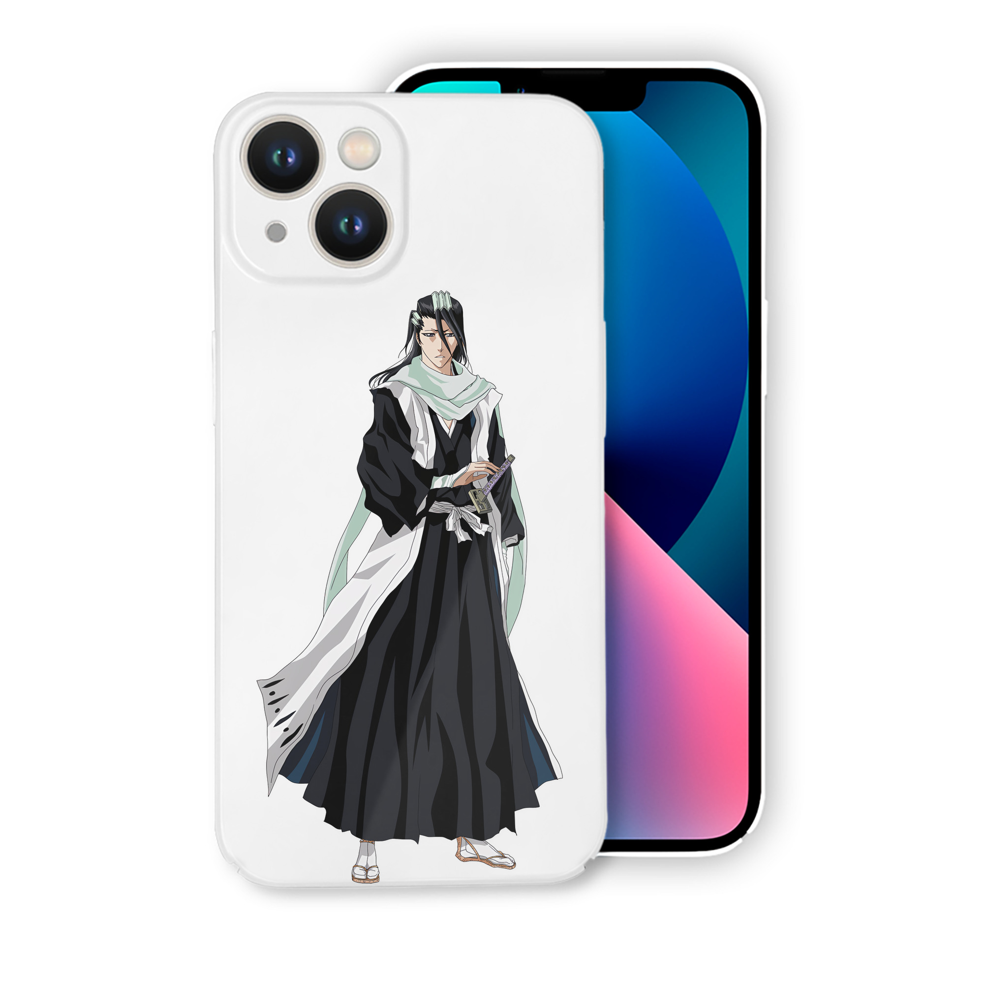 （画像用） ブリーチ くちき びゃくや BLEACH Kuchiki Byakuya 【iPhone 14シリーズ対応】ハードケース