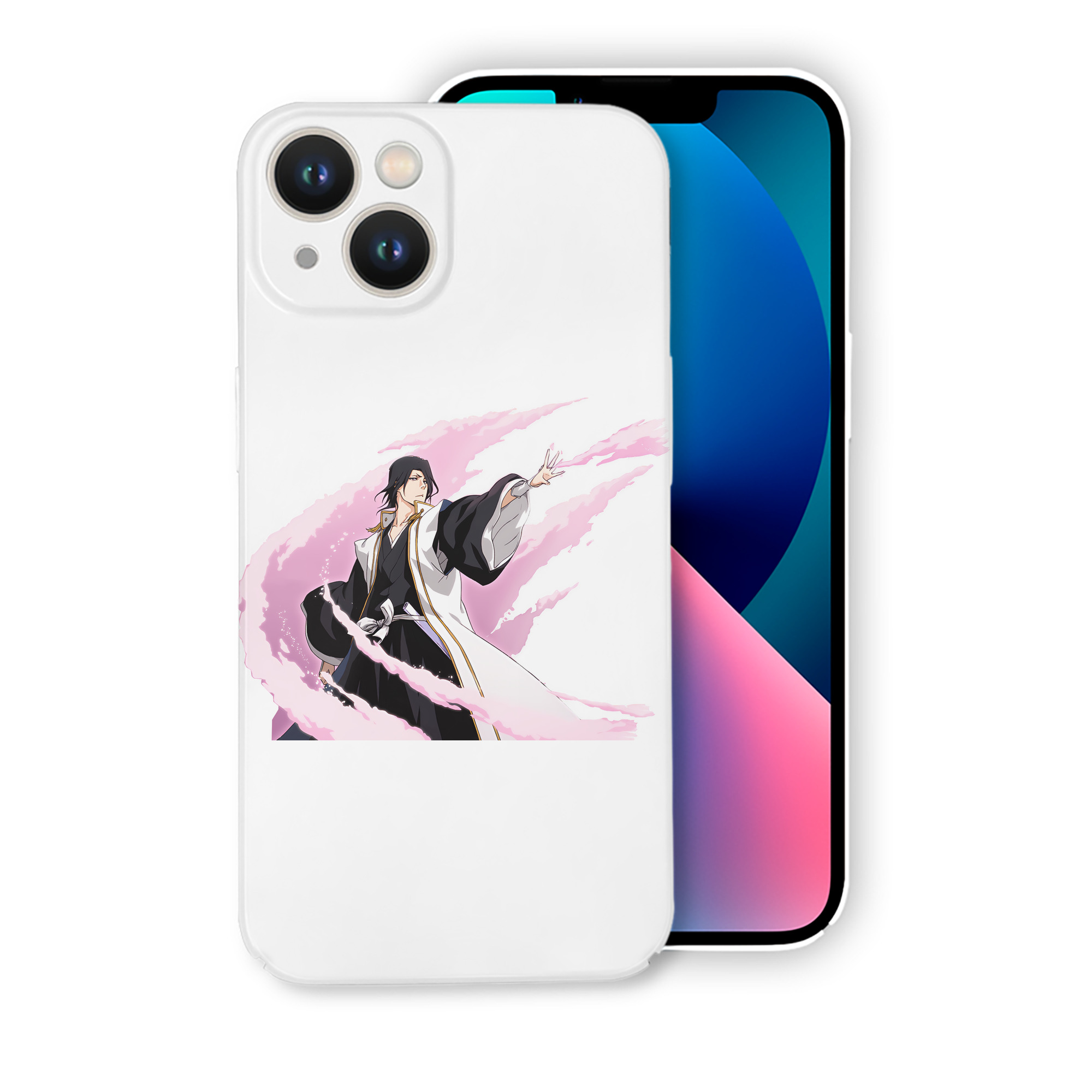 （画像用） ブリーチ くちき びゃくや BLEACH Kuchiki Byakuya 【iPhone 14シリーズ対応】ハードケース