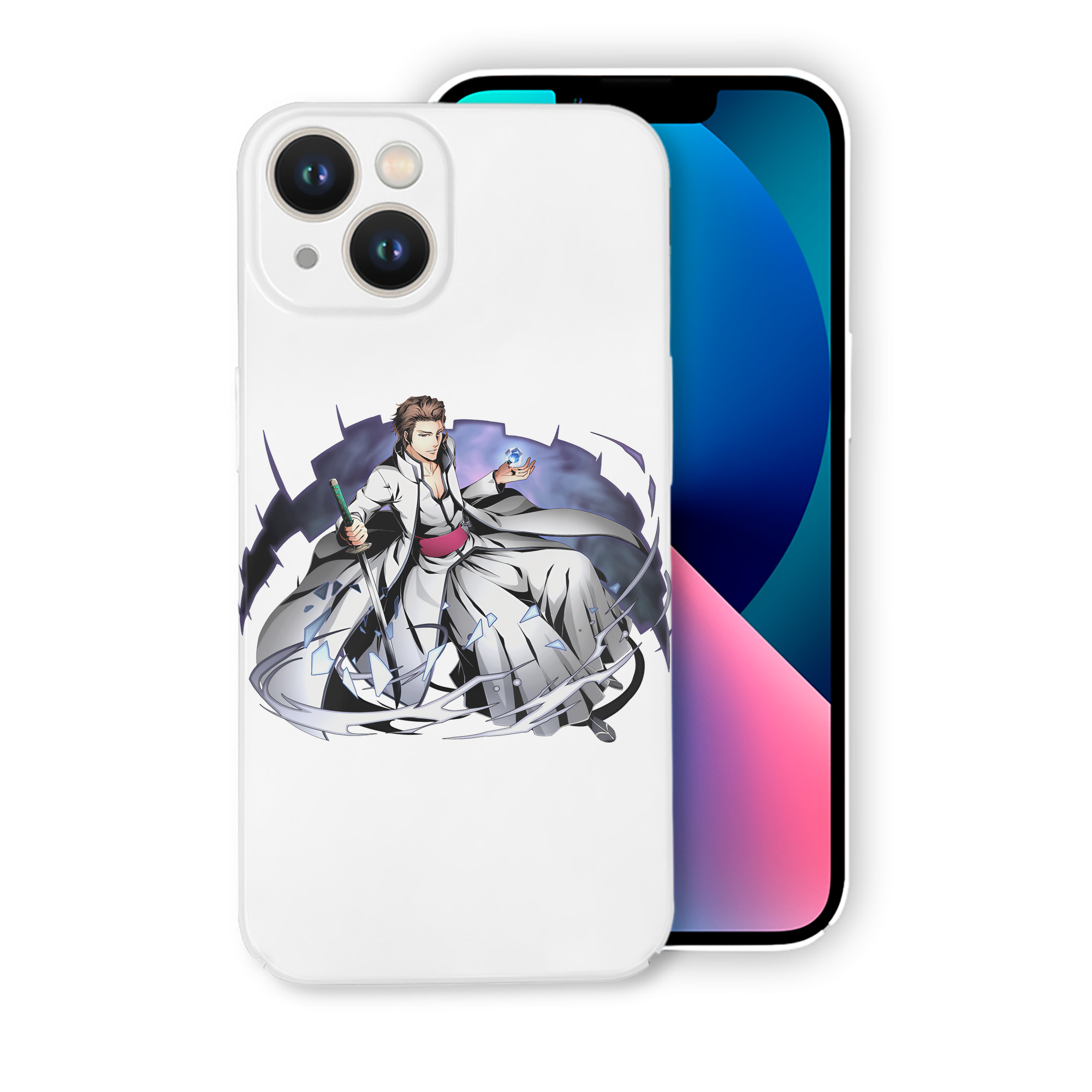 （画像用） ブリーチ 藍染 惣右介（あいぜん そうすけ） BLEACH Aizen Sousuke 【iPhone 14シリーズ対応】ハードケース