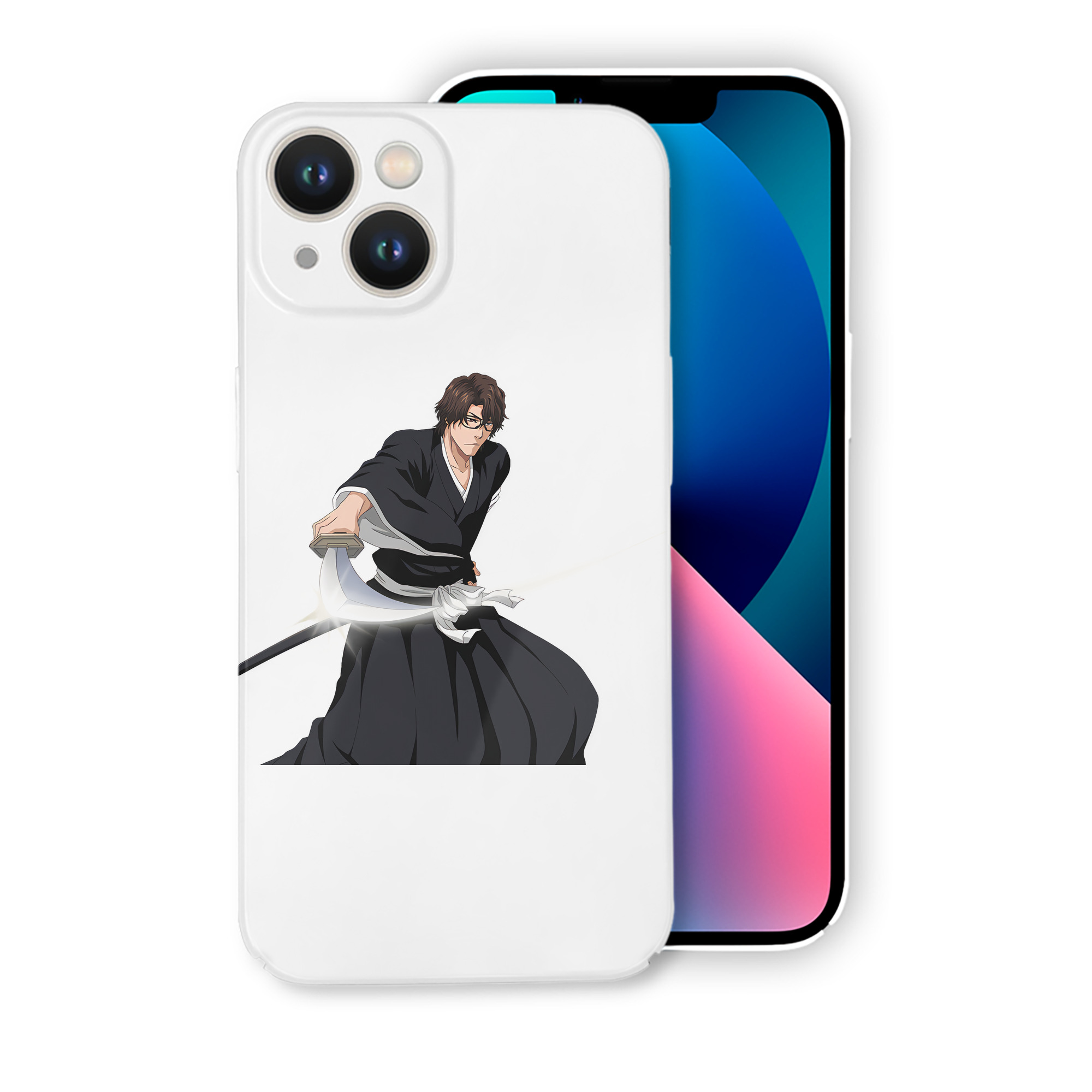 （画像用） ブリーチ 藍染 惣右介（あいぜん そうすけ） BLEACH Aizen Sousuke 【iPhone 14シリーズ対応】ハードケース