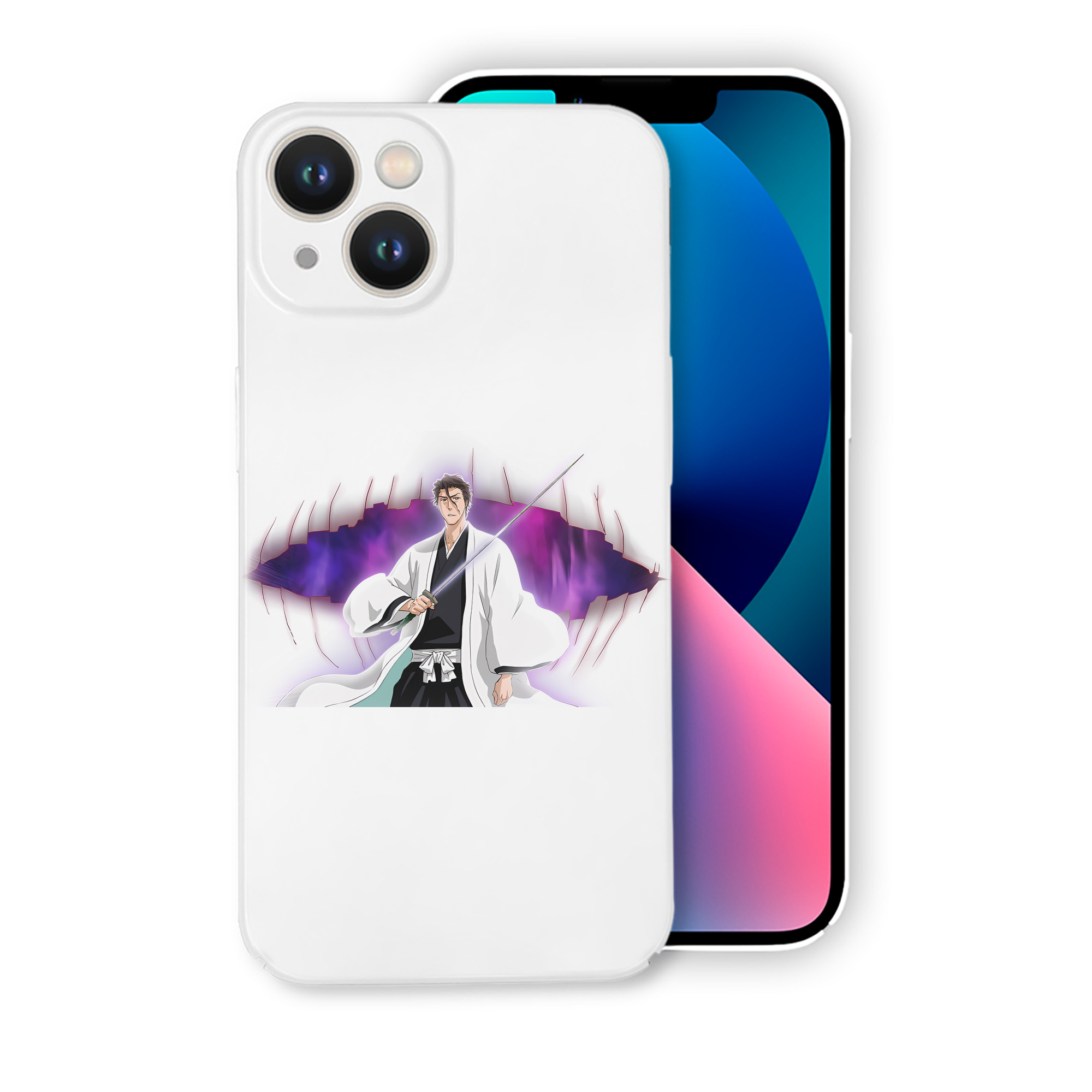 （画像用） ブリーチ 藍染 惣右介（あいぜん そうすけ） BLEACH Aizen Sousuke 【iPhone 14シリーズ対応】ハードケース