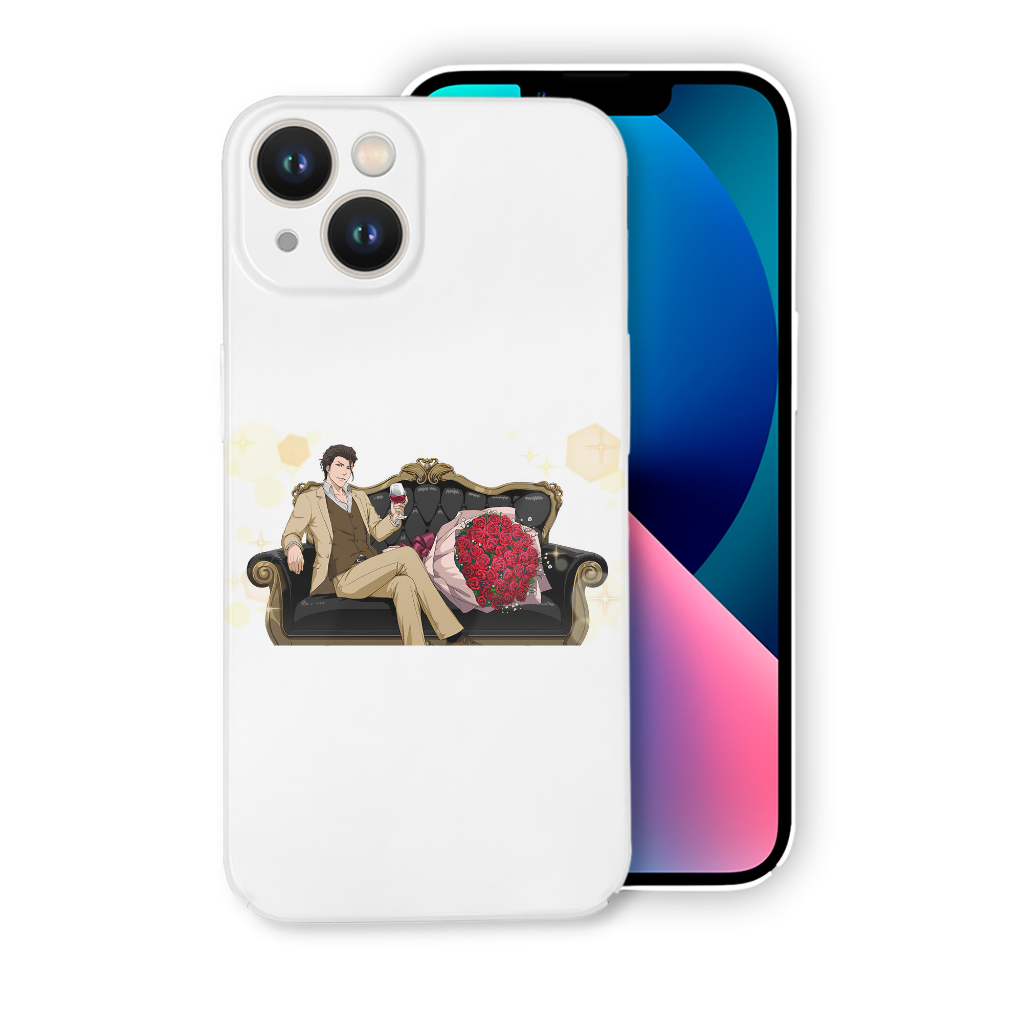 （画像用） ブリーチ 藍染 惣右介（あいぜん そうすけ） BLEACH Aizen Sousuke 【iPhone 14シリーズ対応】ハードケース