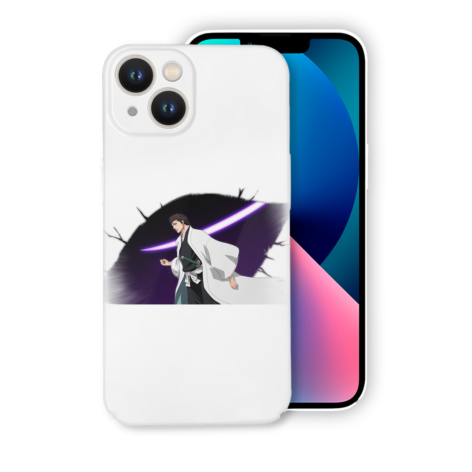 （画像用） ブリーチ 藍染 惣右介（あいぜん そうすけ） BLEACH Aizen Sousuke 【iPhone 14シリーズ対応】ハードケース