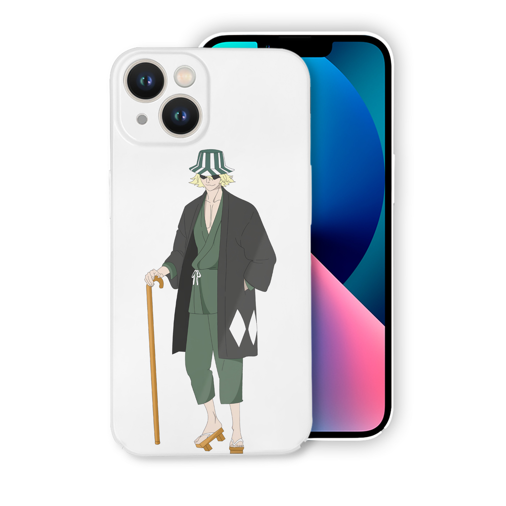 （画像用） "ブリーチ 浦原 喜助（うらはら きすけ） BLEACH Urahara Kisuke " 【iPhone 14シリーズ対応】ハードケース